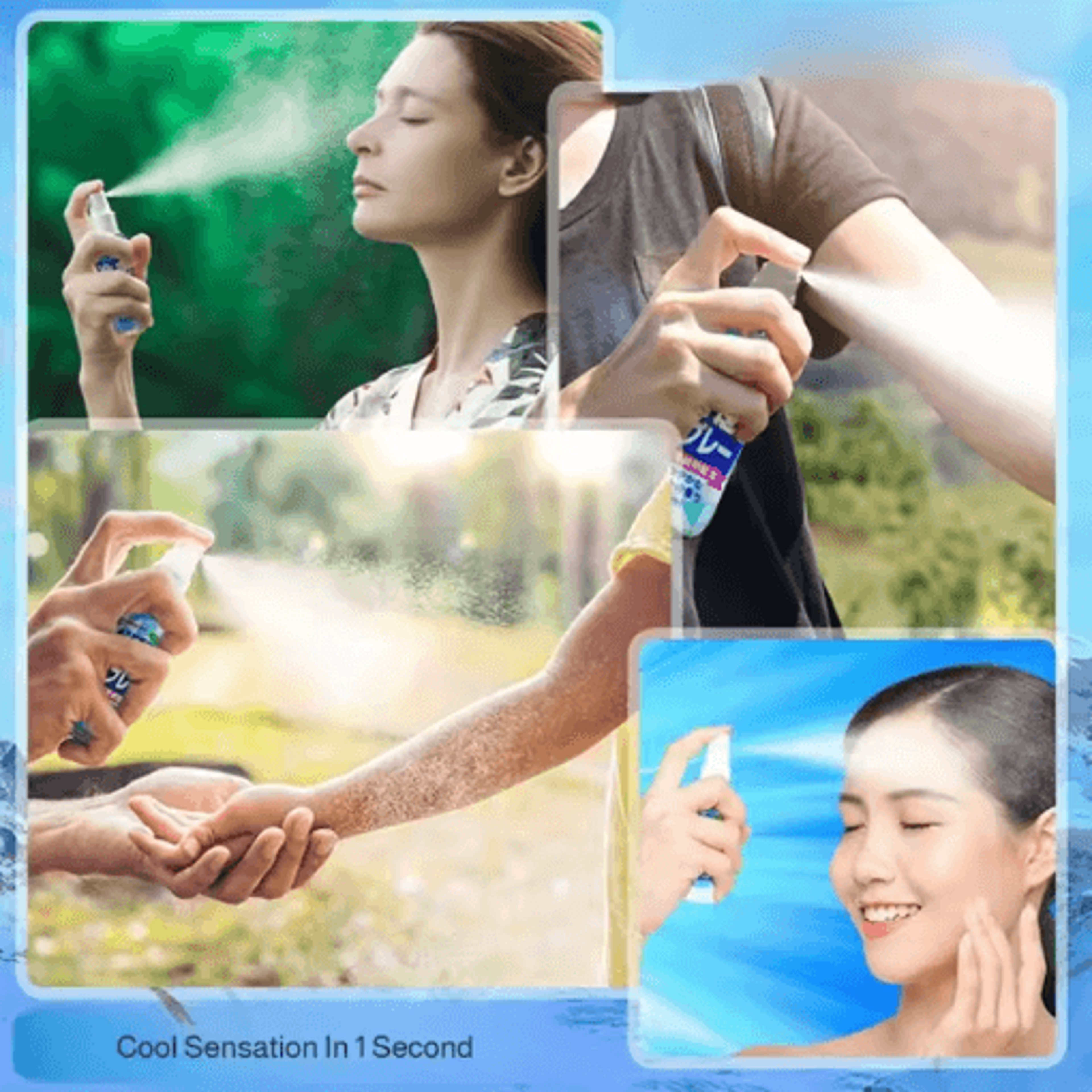Portable Instant Cooling Spray For Clothes And Hats 7