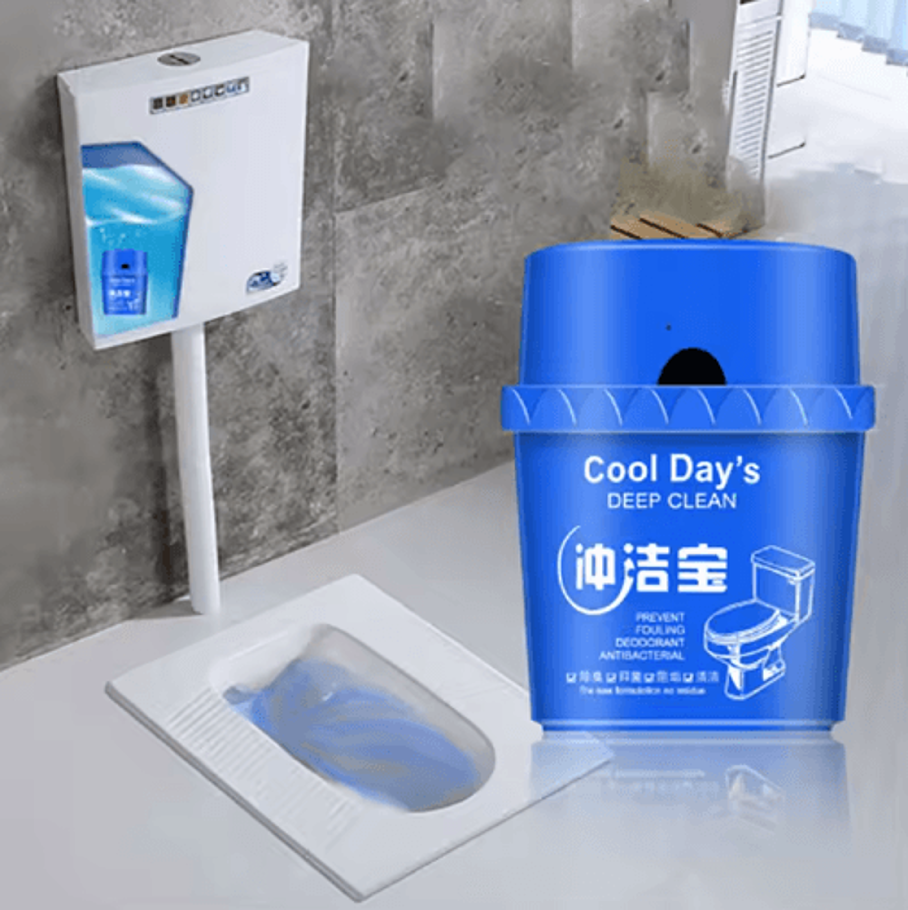 Blue Bubble Toilet Bowl Cleaner For Stain And Odor Removal 2
