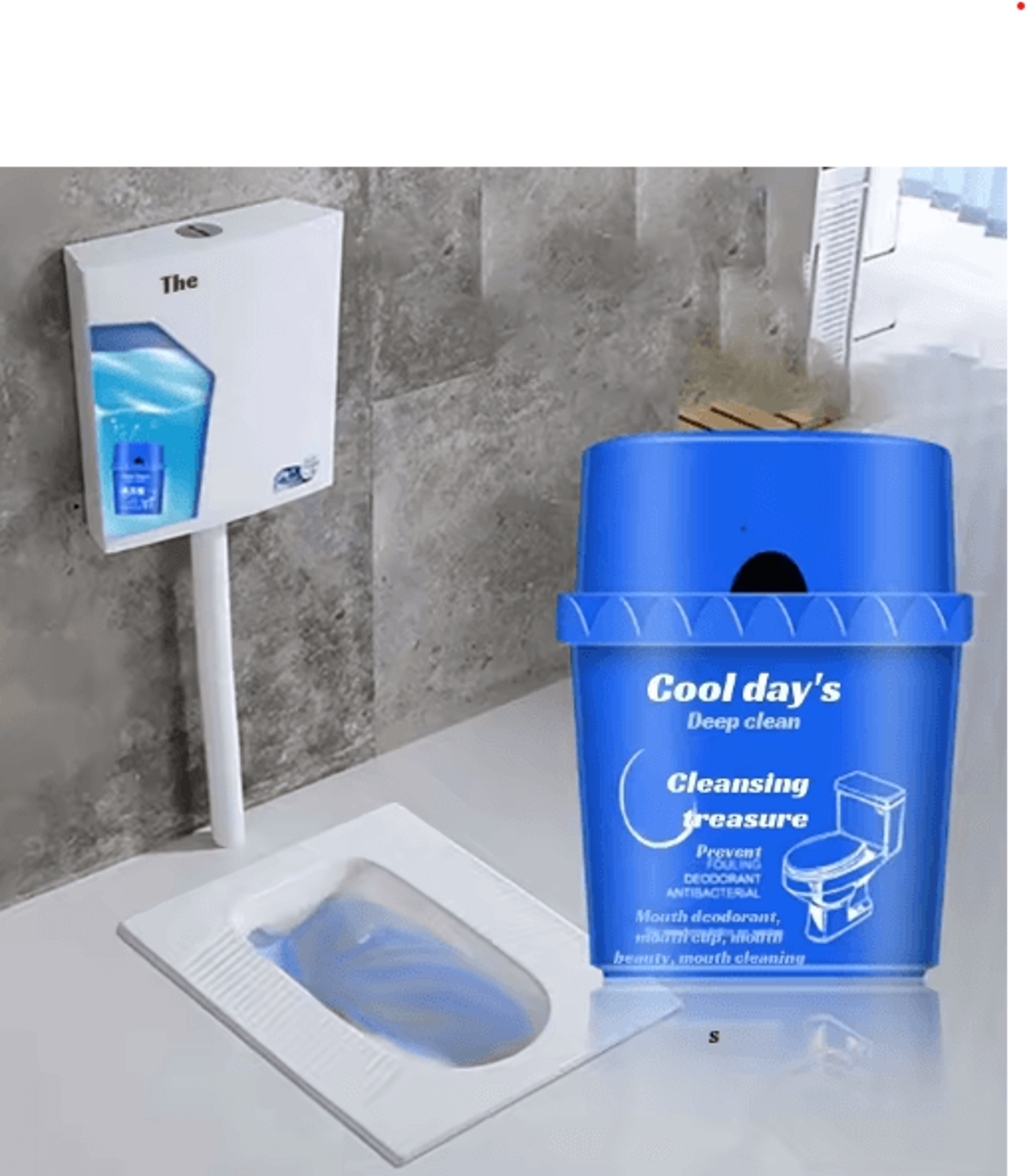 Blue Bubble Toilet Bowl Cleaner For Stain And Odor Removal 1