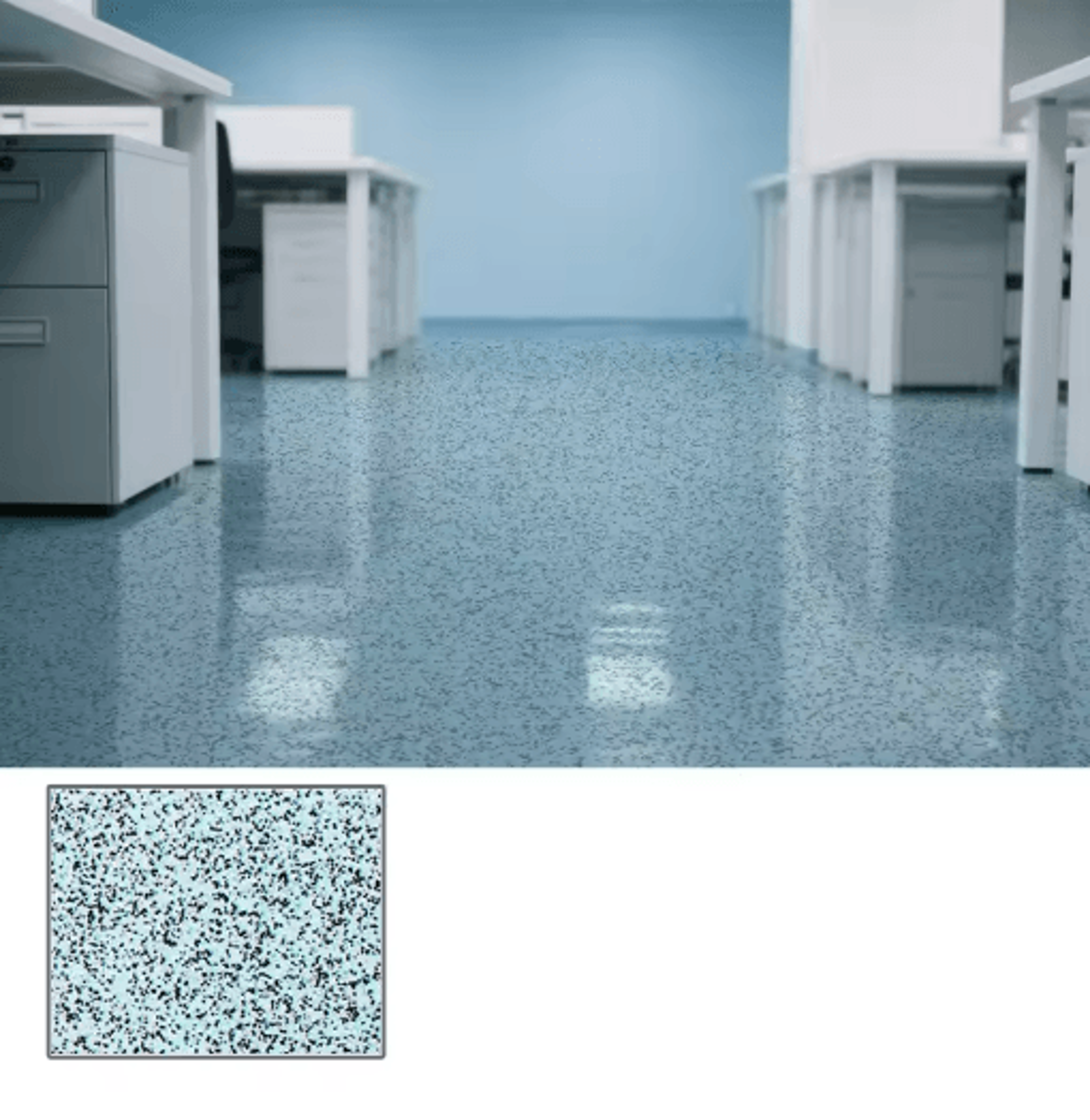 WaterBased Epoxy Floor Paint With Colored Sand Marble Effect 11