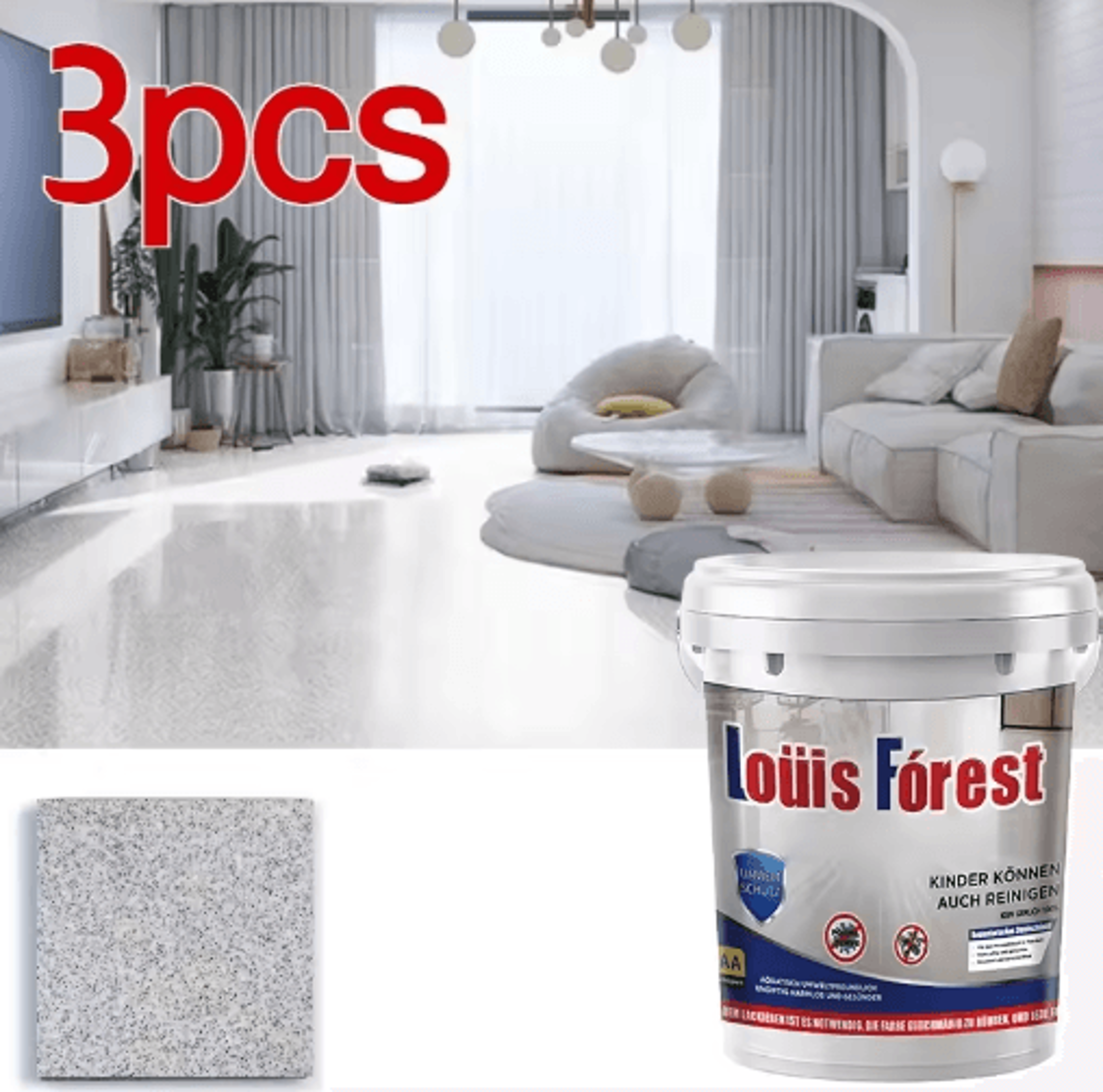 SelfLeveling Epoxy Floor Paint For Concrete And Garage Floors 16