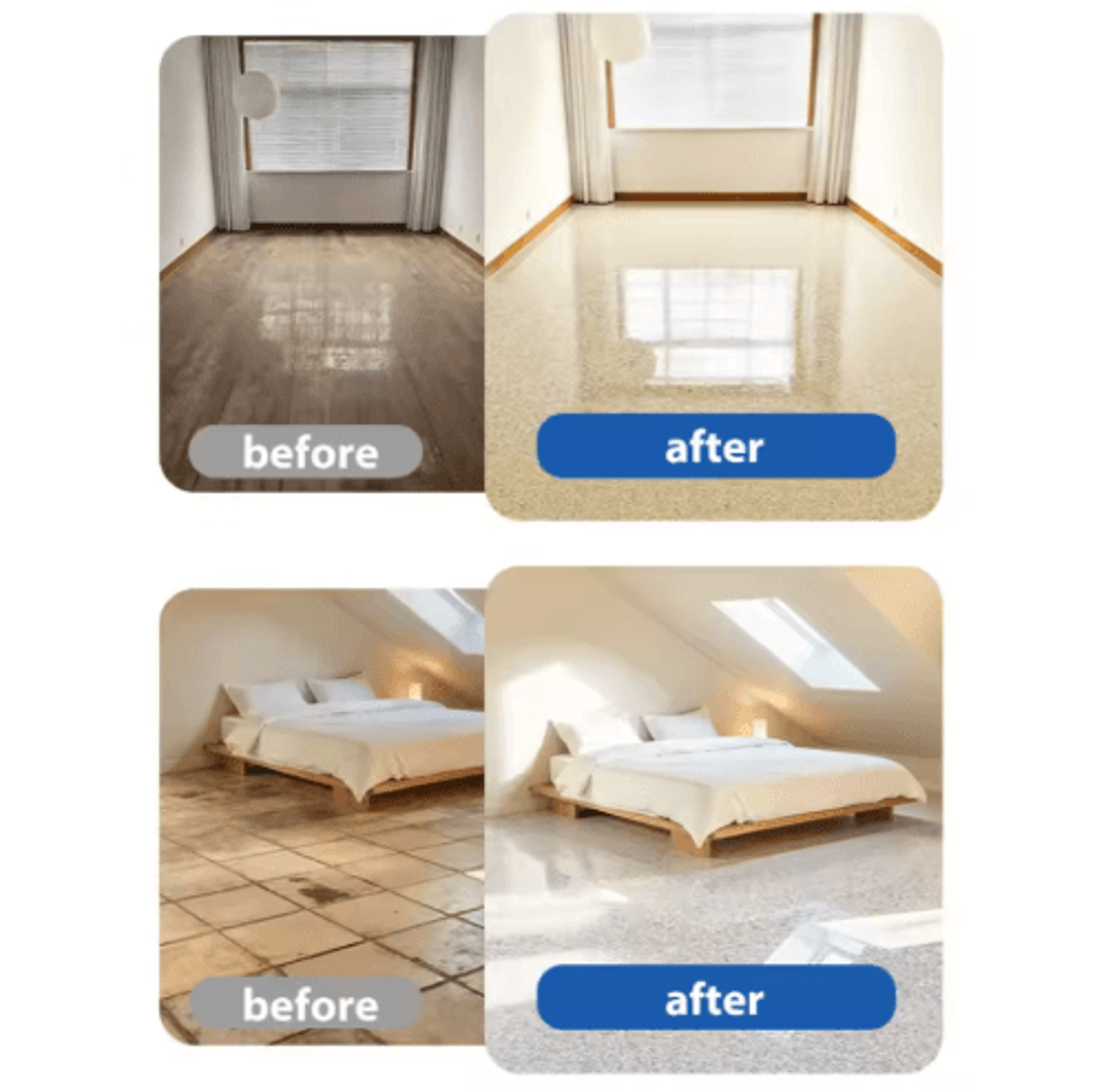 SelfLeveling Epoxy Floor Paint For Concrete And Garage Floors 25