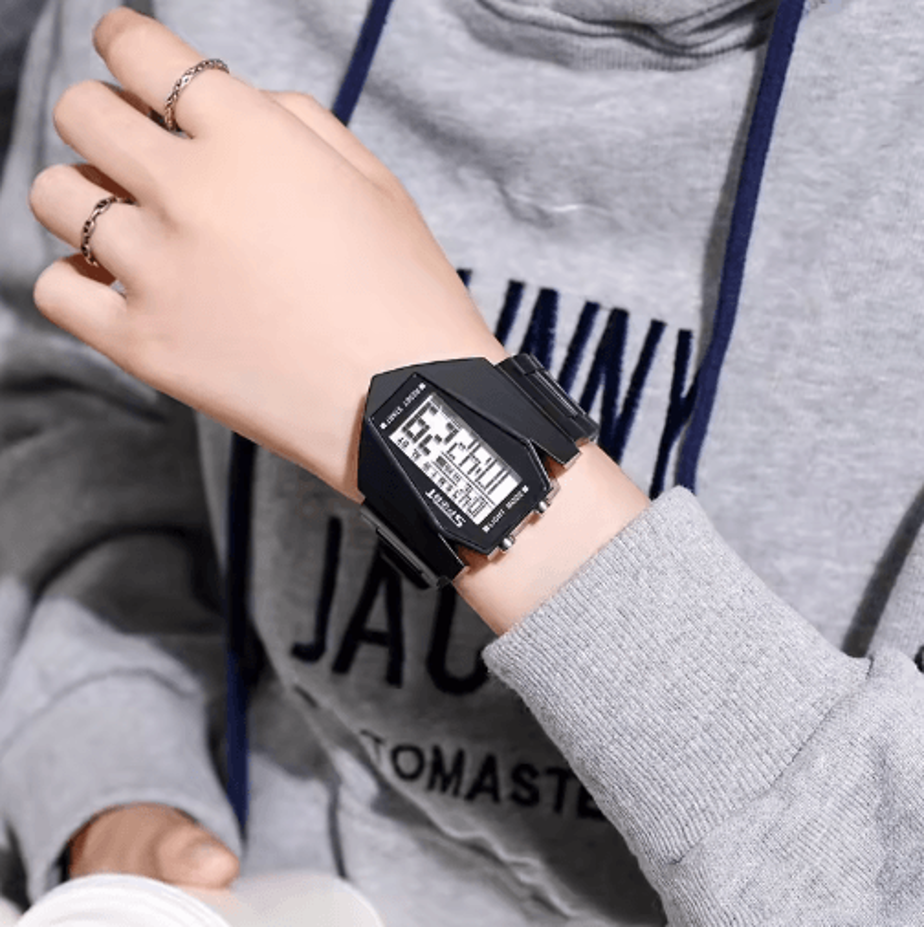 Multifunctional Aircraft Digital Watch  Sports Wristwatch For Boys  Girls 2