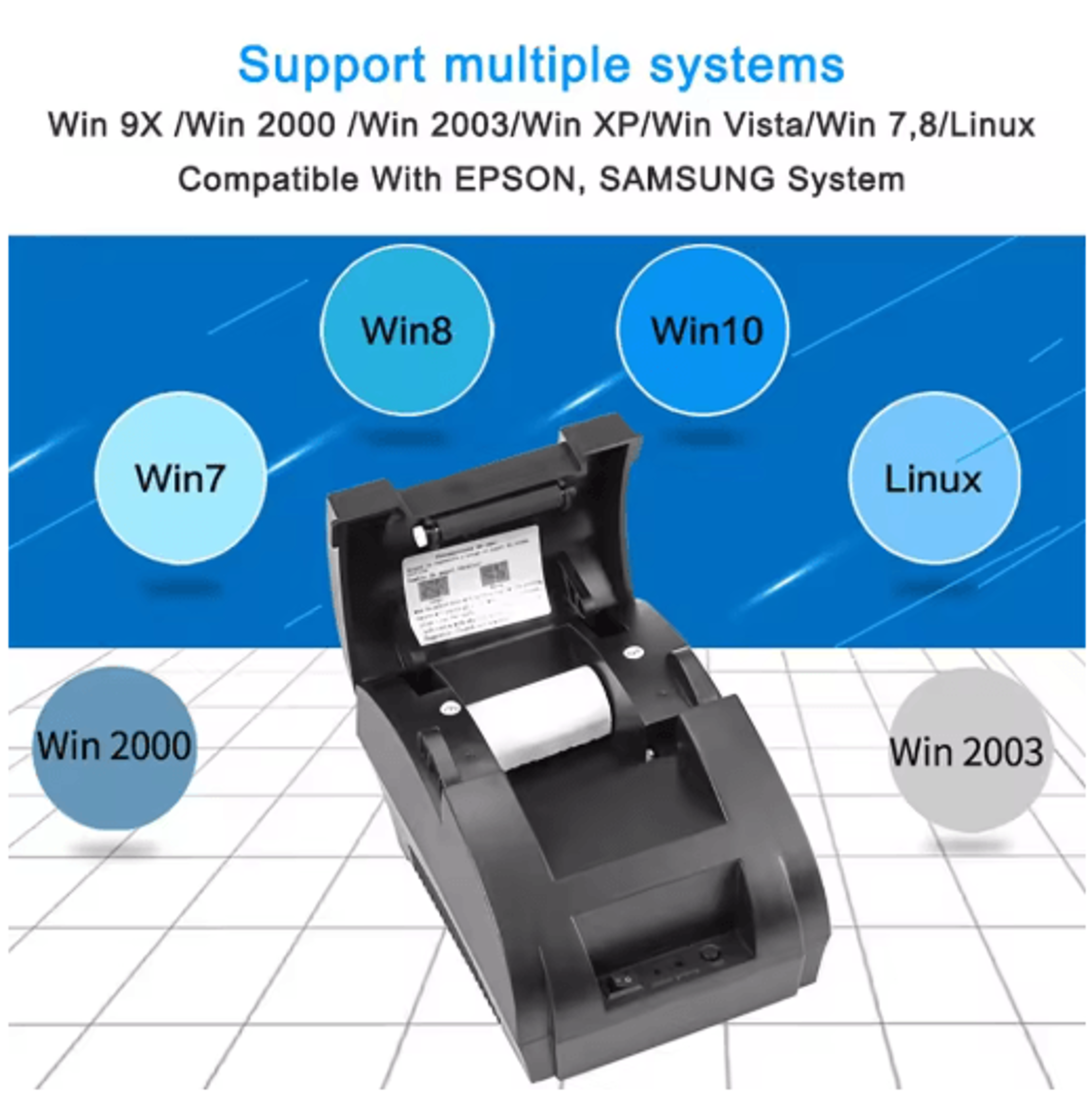 NT5890K 58mm USB Thermal Receipt Printer  Compact POS Printer 11