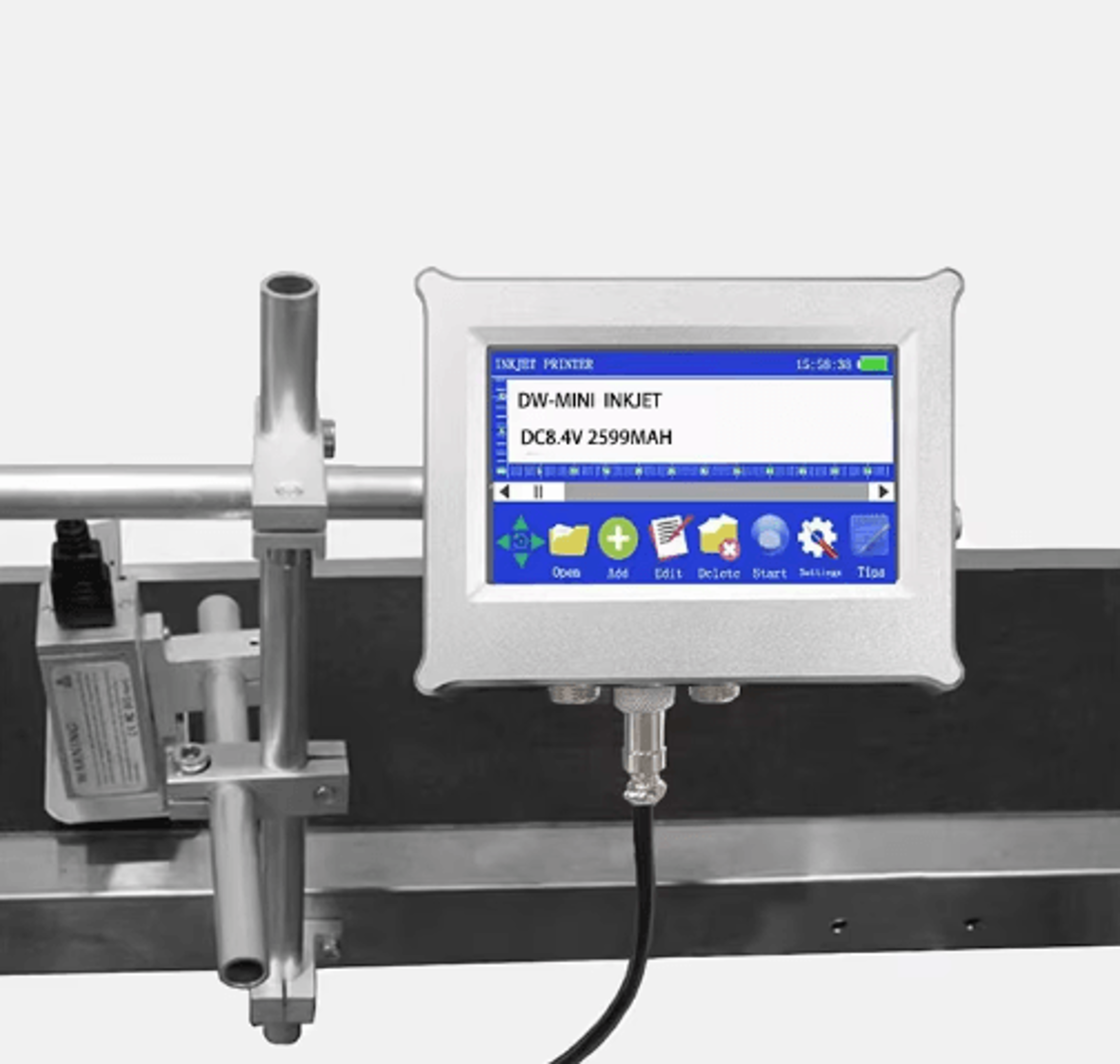 Y45L 127mm Automatic TIJ Inkjet Printer  25Language Industrial Coding Machine 0