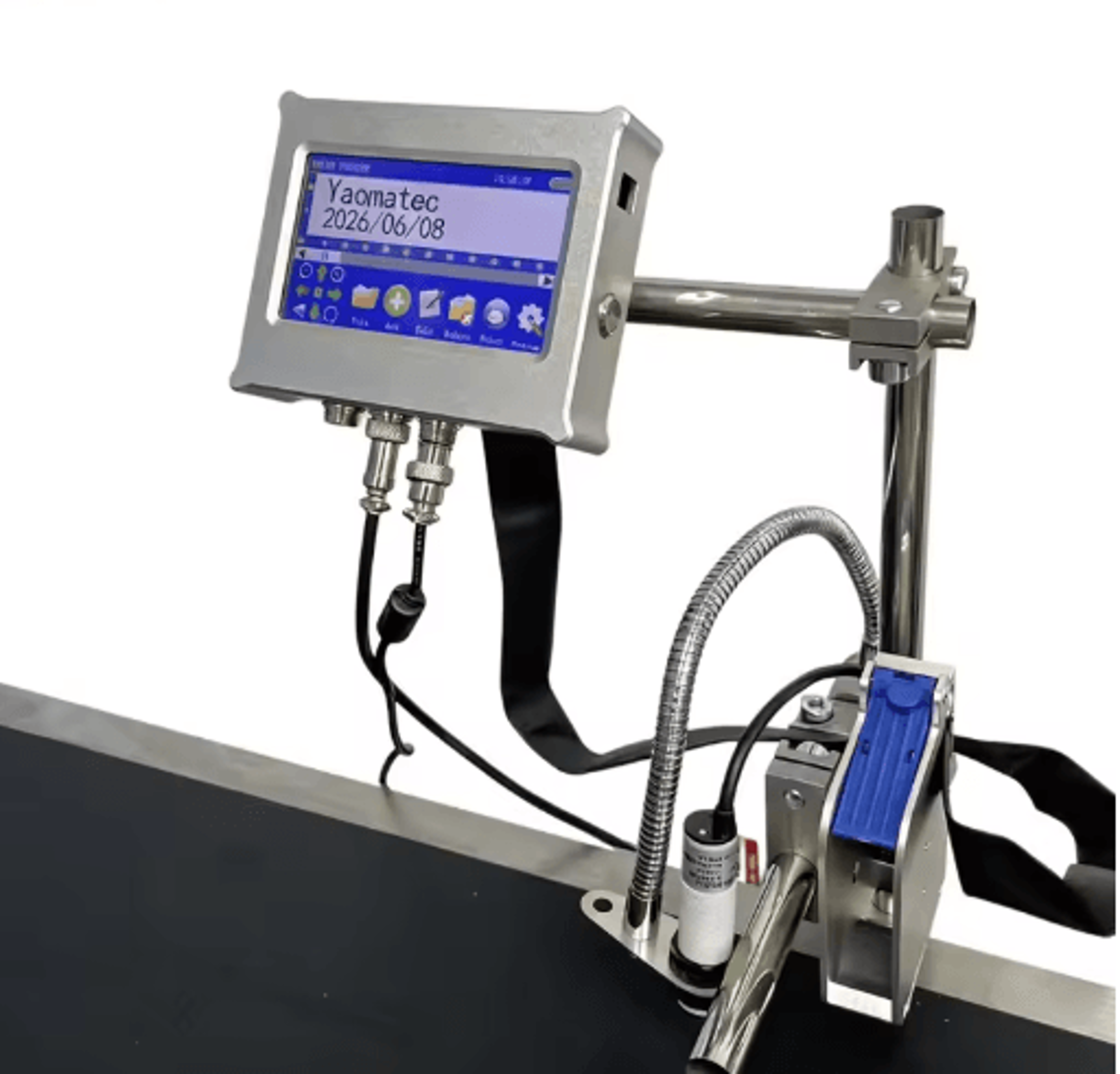 45L 127mm Automatic TIJ Inkjet Printer  28Language Industrial Coding Machine 1
