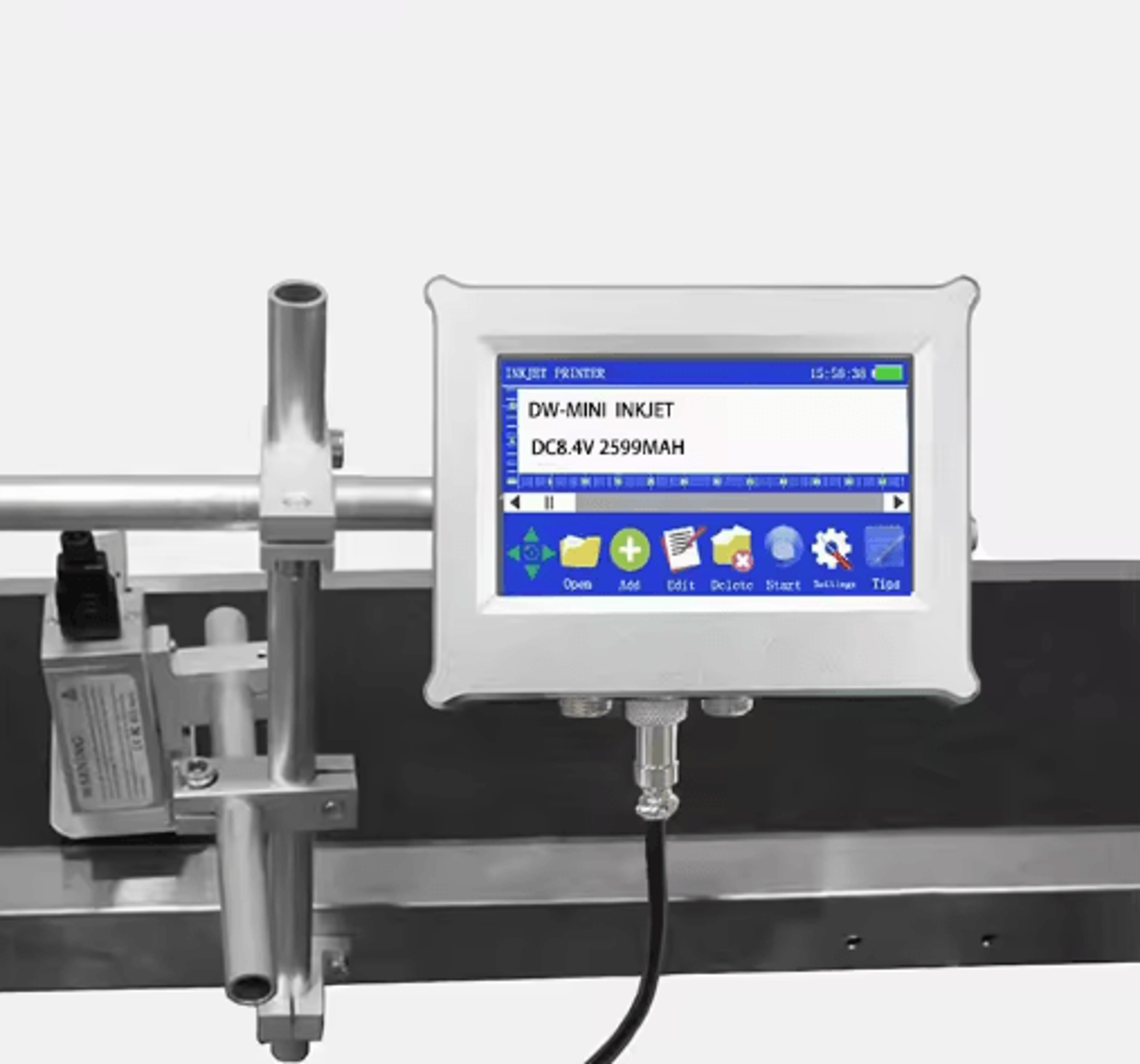 45L 127mm Automatic TIJ Inkjet Printer  28Language Industrial Coding Machine 4