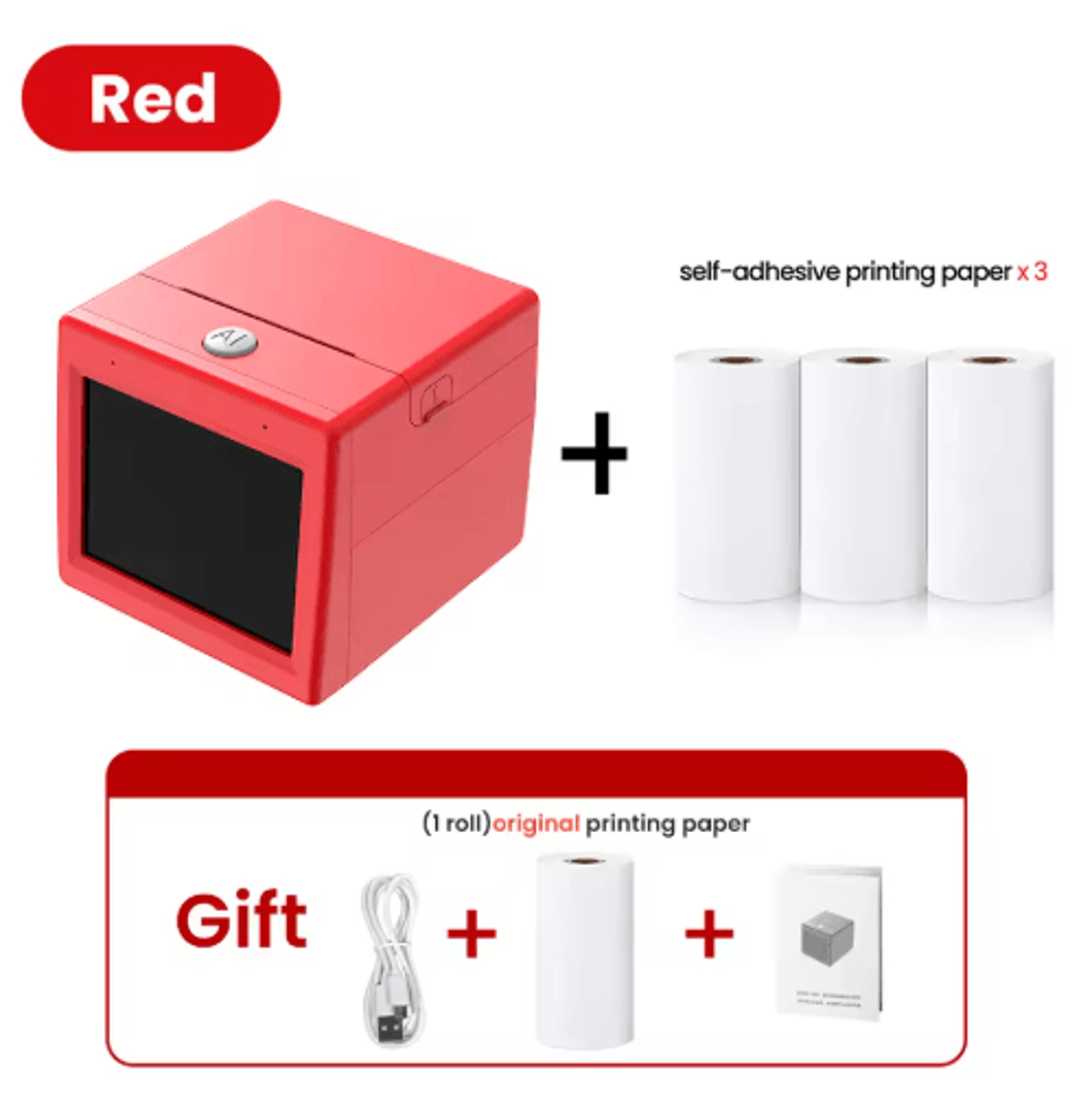 AI Magic Box Portable Thermal Printer  VoiceControlled WiFi Drawing Printer For Kids 8
