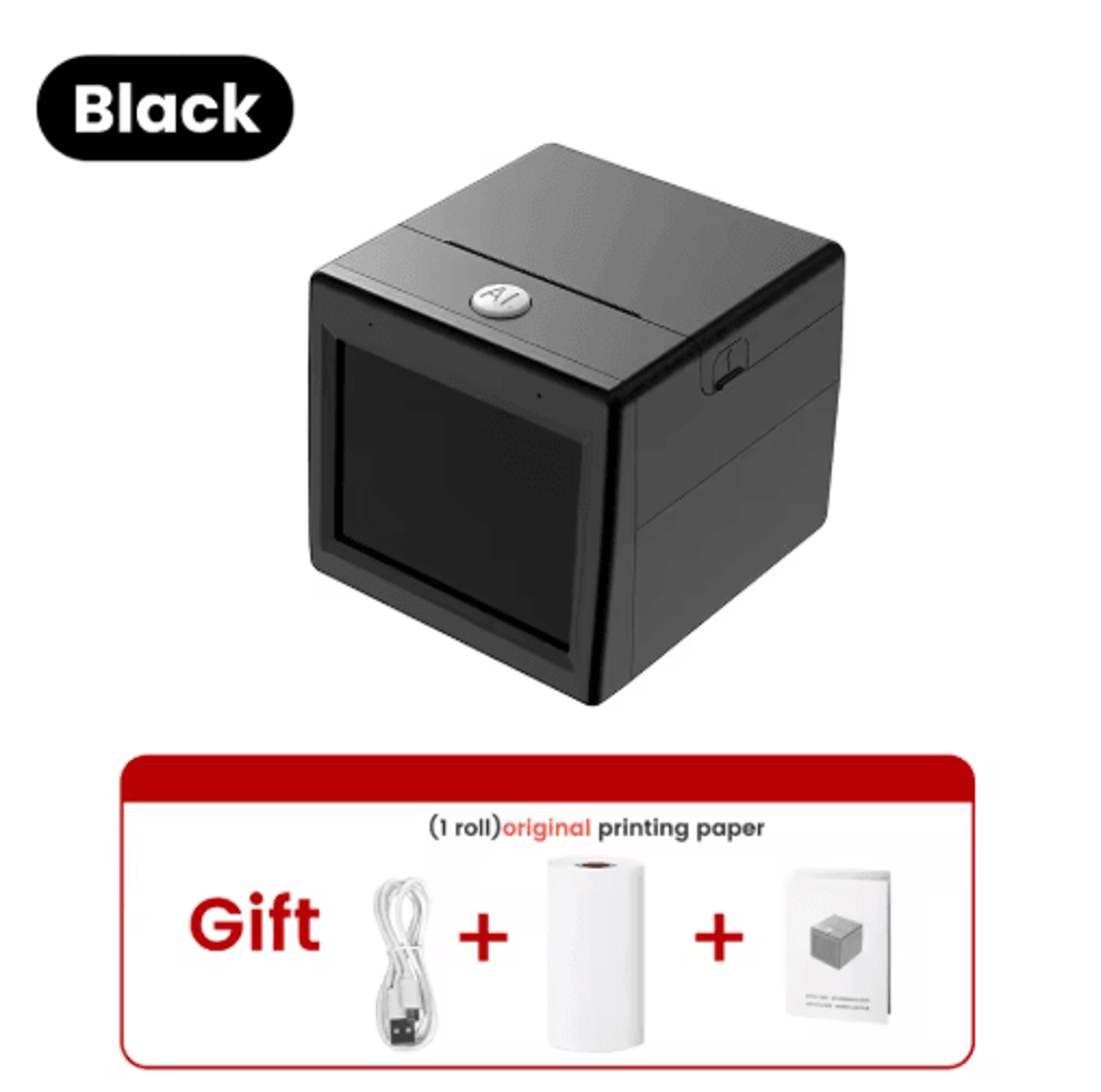 AI Magic Box Portable Thermal Printer  VoiceControlled WiFi Drawing Printer For Kids 1