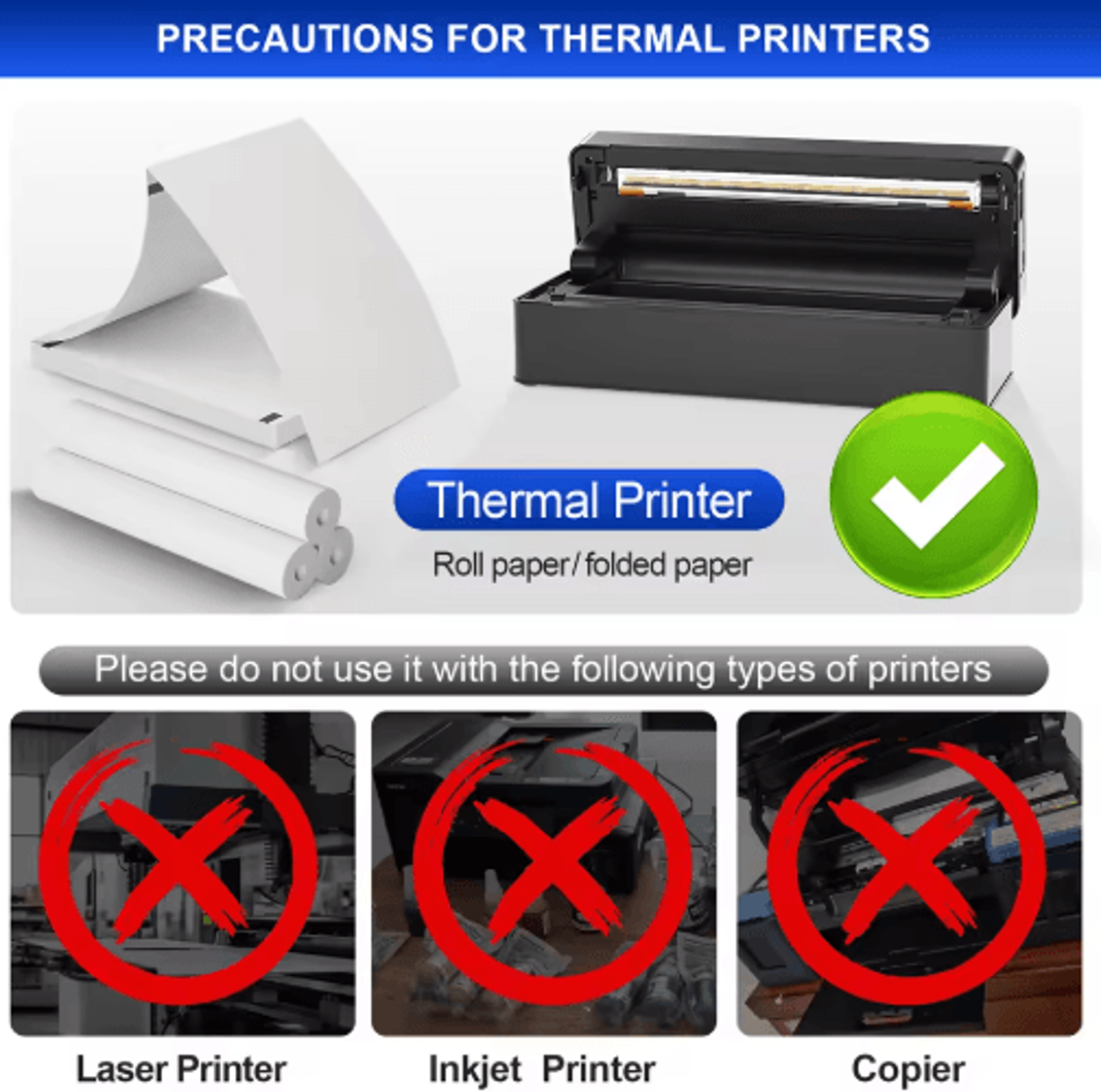 Portable A4 Bluetooth Thermal Printer  300DPI Wireless Inkless Printer With 2600mAh Battery 4