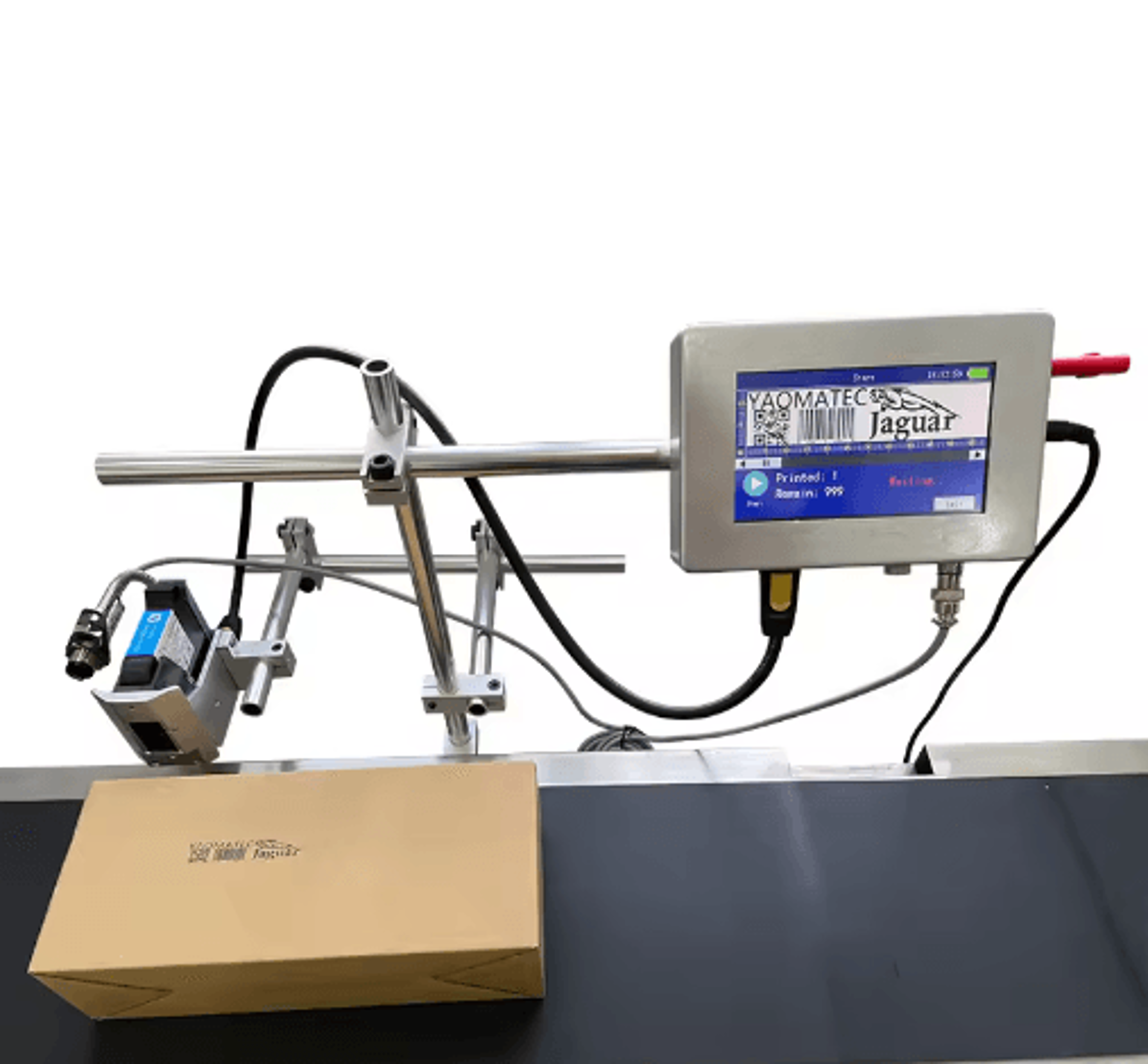 120Plus 127mm Online Inkjet Printer  Automatic Expiry Date  Batch Coding Machine 0