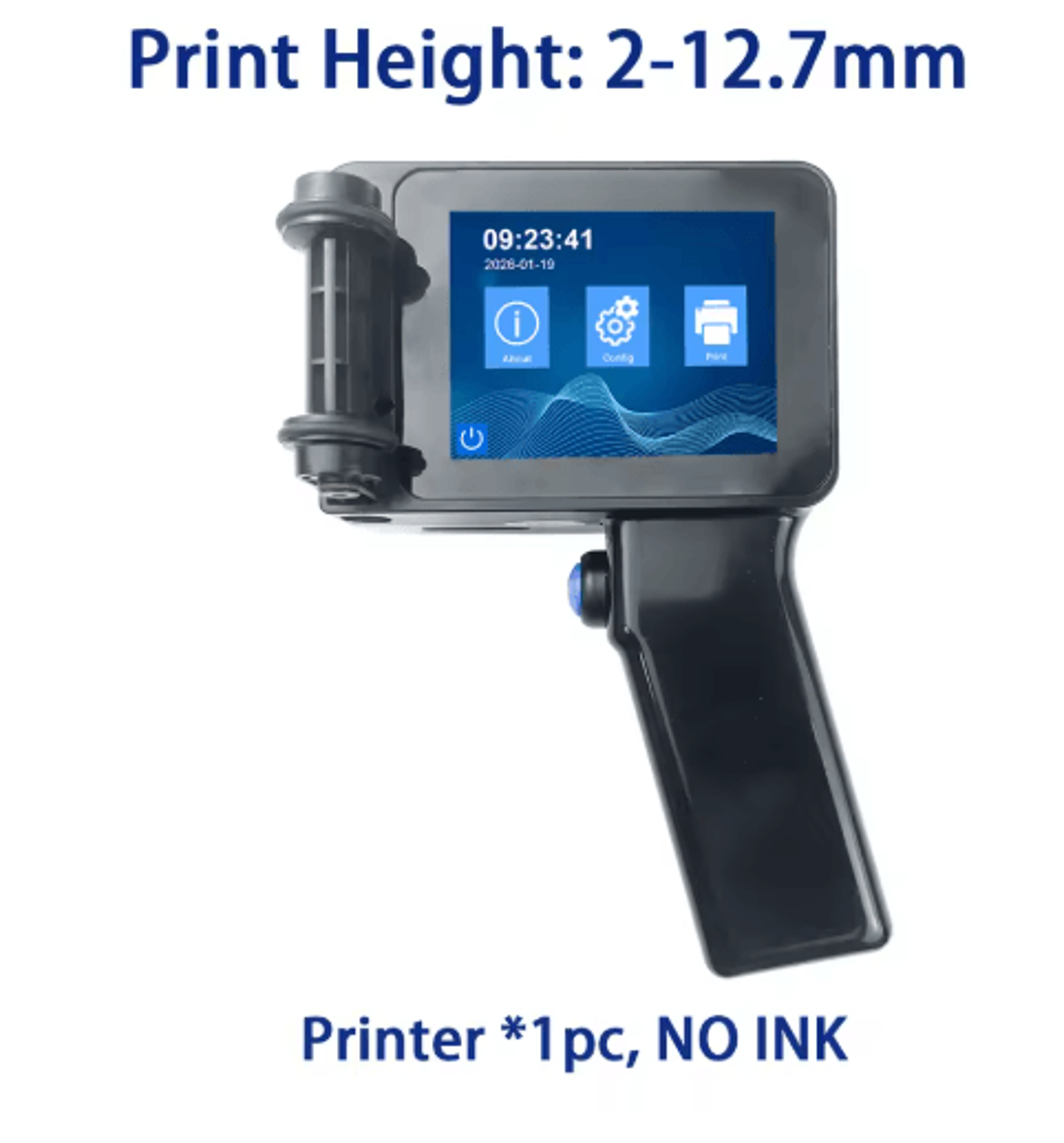 Portable Handheld Inkjet Printer  NonEncrypted QR Code Barcode  Date Coding Machine 1