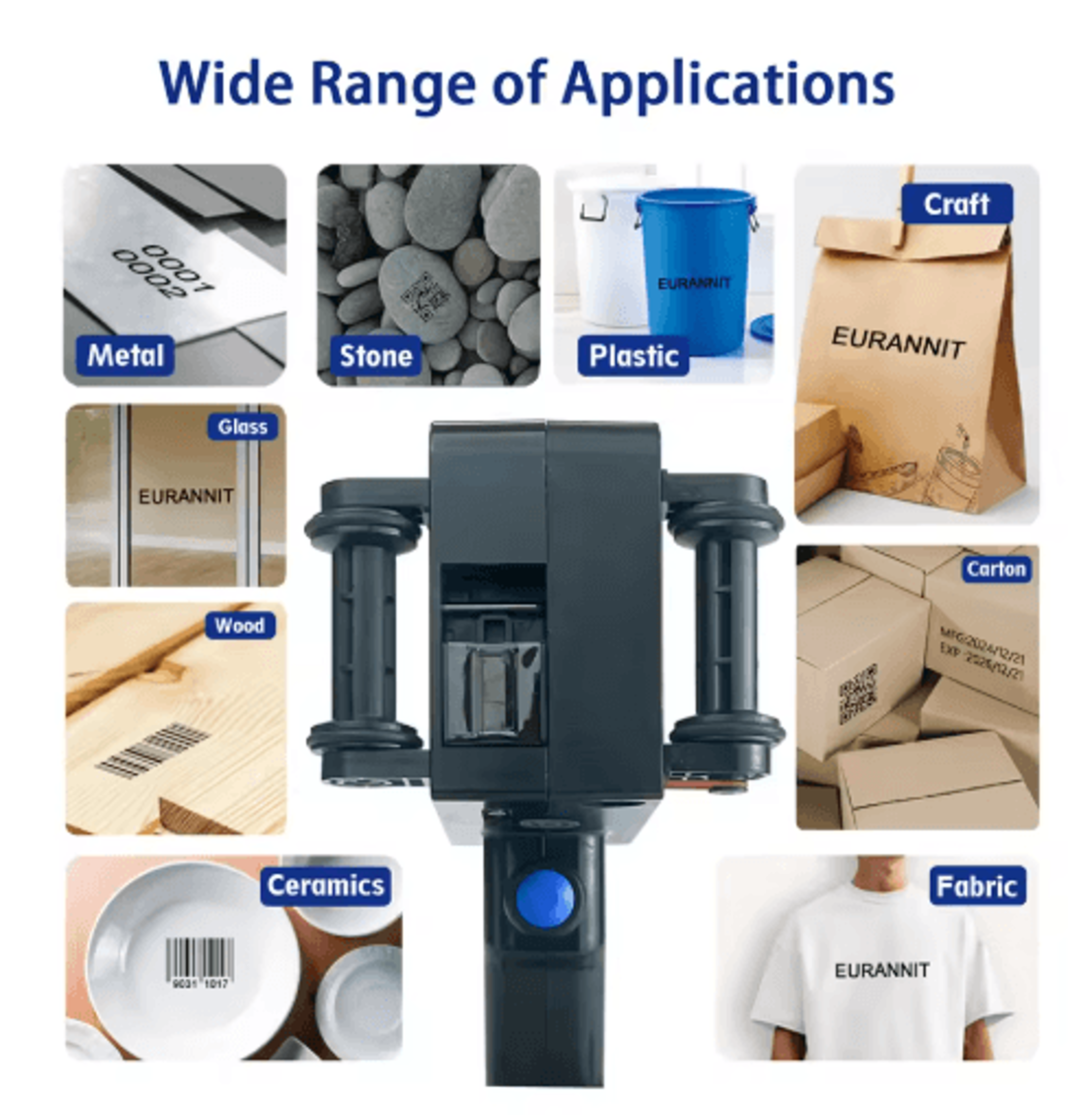 Portable Handheld Inkjet Printer  NonEncrypted QR Code Barcode  Date Coding Machine 6