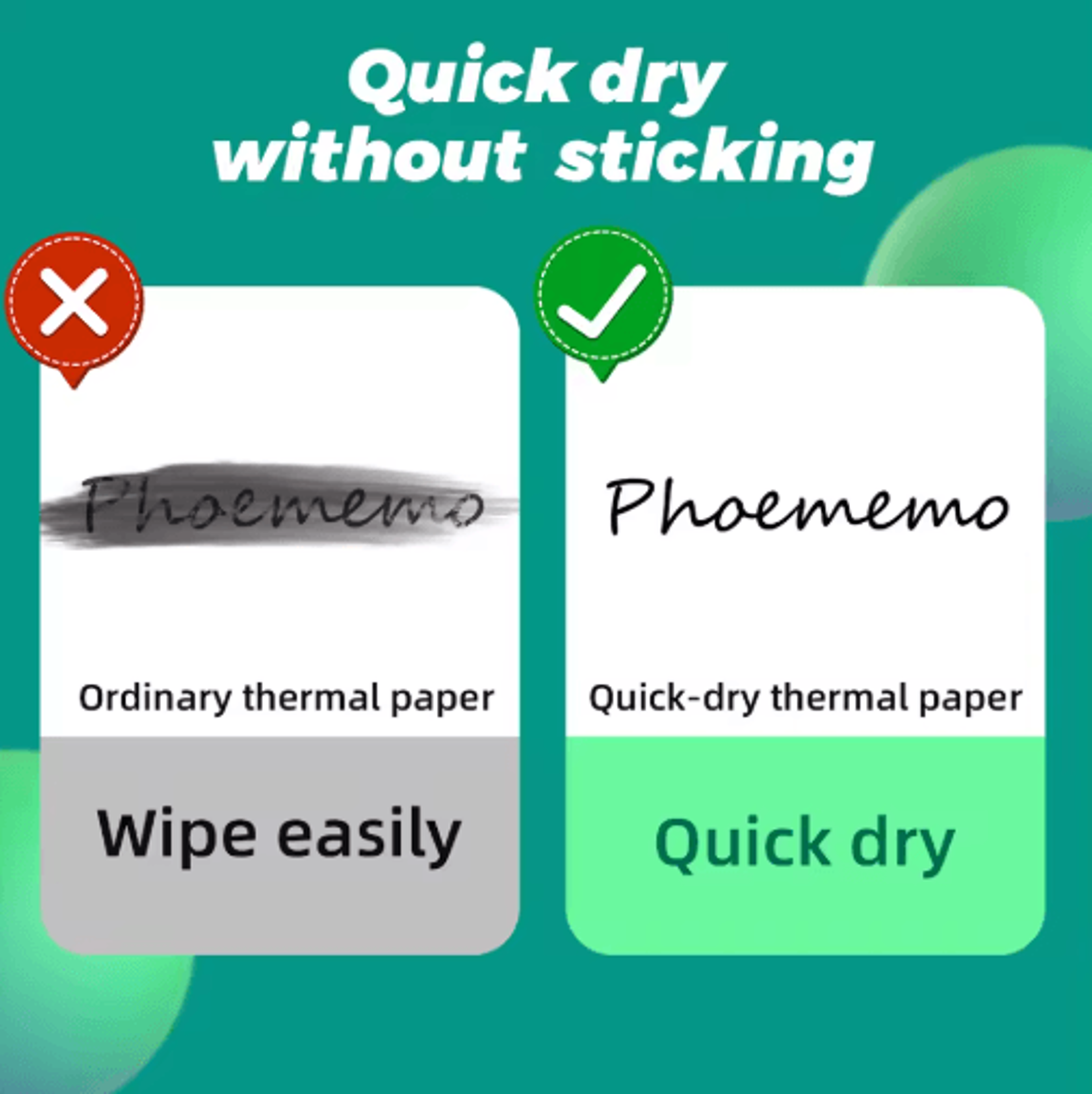 100 Sheets A4 Thermal Printer Paper  QuickDry Paper For M08F  M832 Portable Printers 4