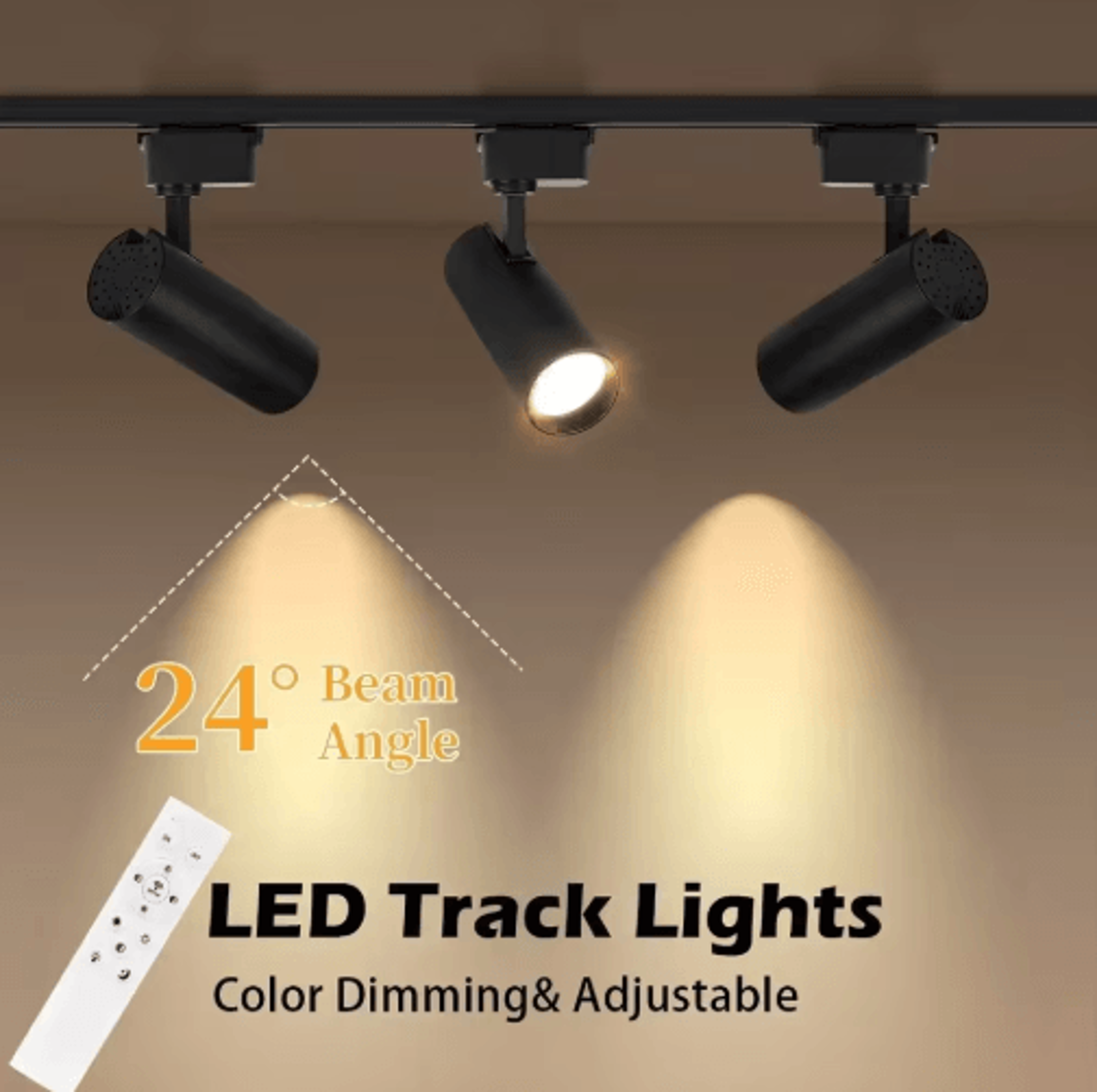 20W Dimmable LED Track Light  Adjustable Rail Spotlight For Home  Shop 12