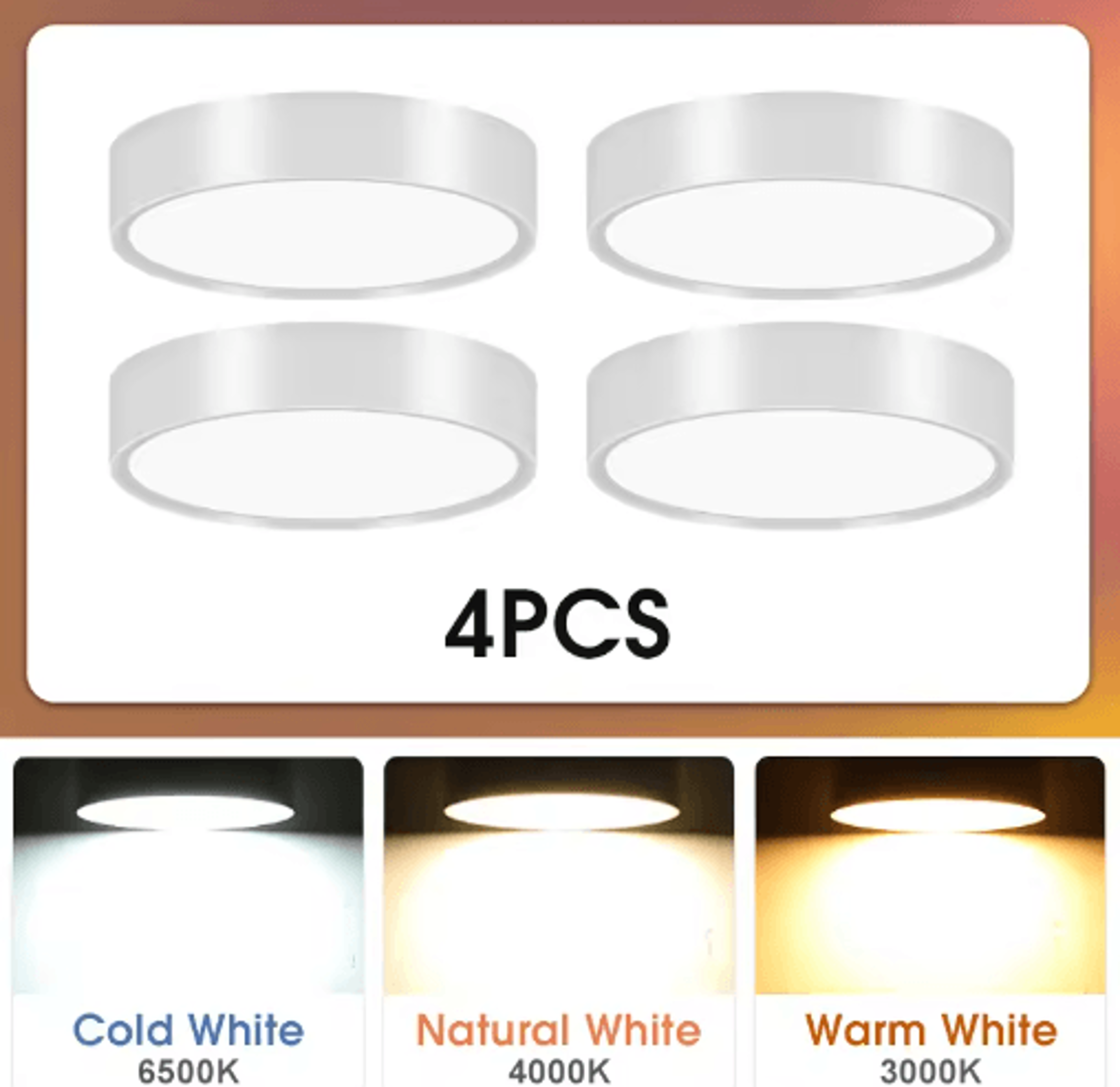 UltraThin Foldable LED Ceiling Downlight  10W15W25W Surface Mount Spotlight 3