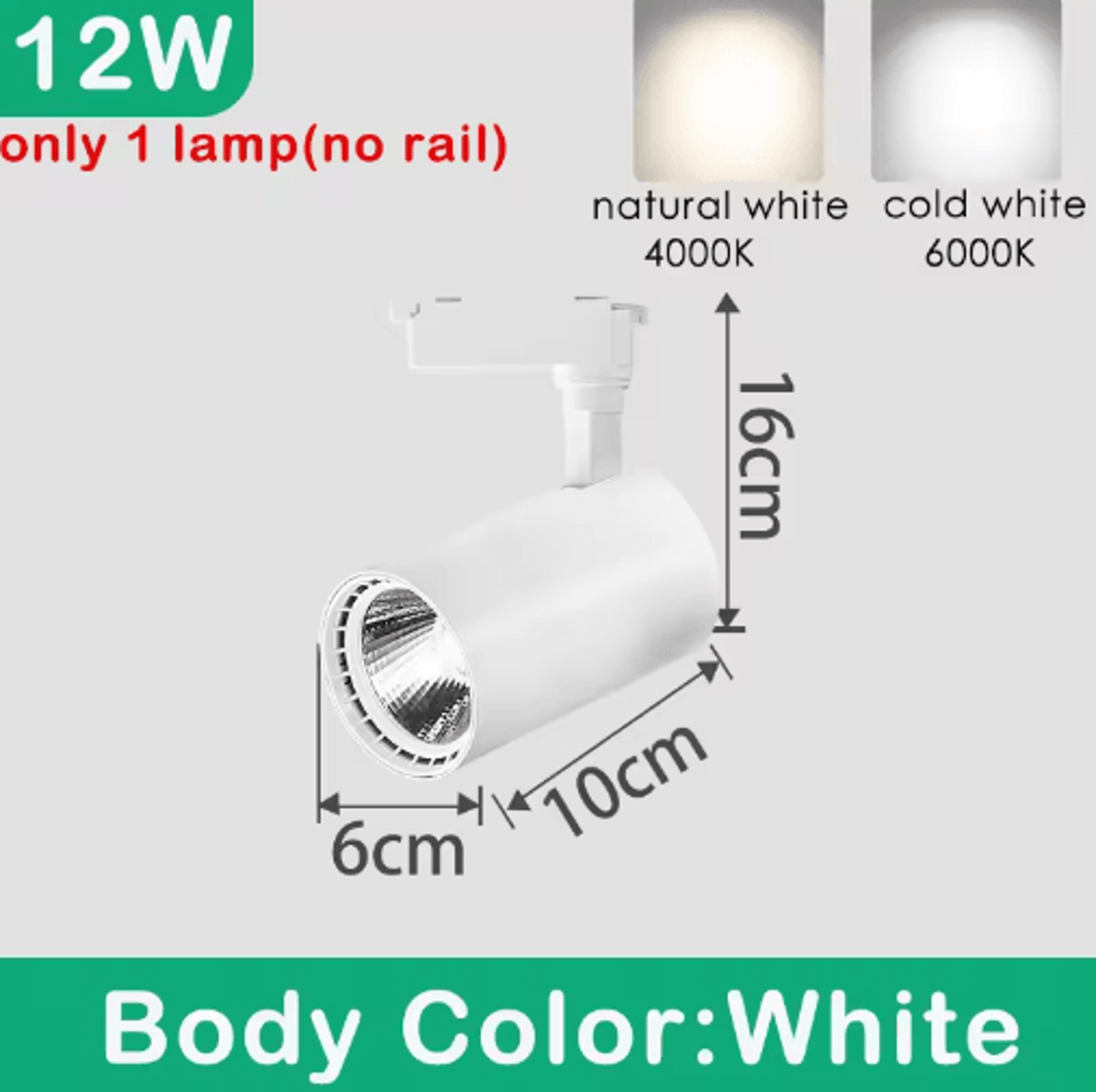10W20W30W COB LED Track Spotlight Modern Rail Lighting For Home  Shop 9