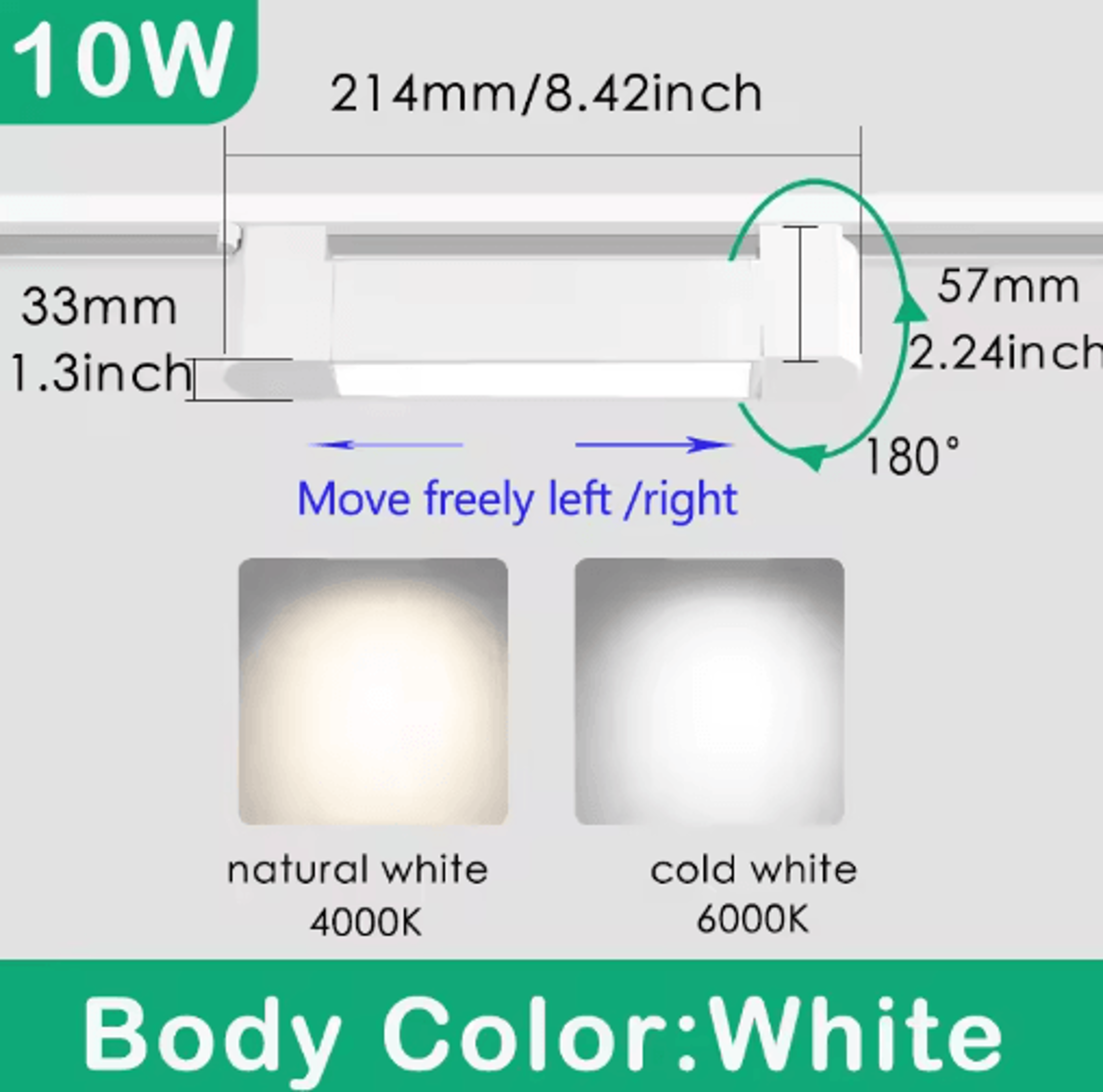 10W20W30W COB LED Track Spotlight Modern Rail Lighting For Home  Shop 13