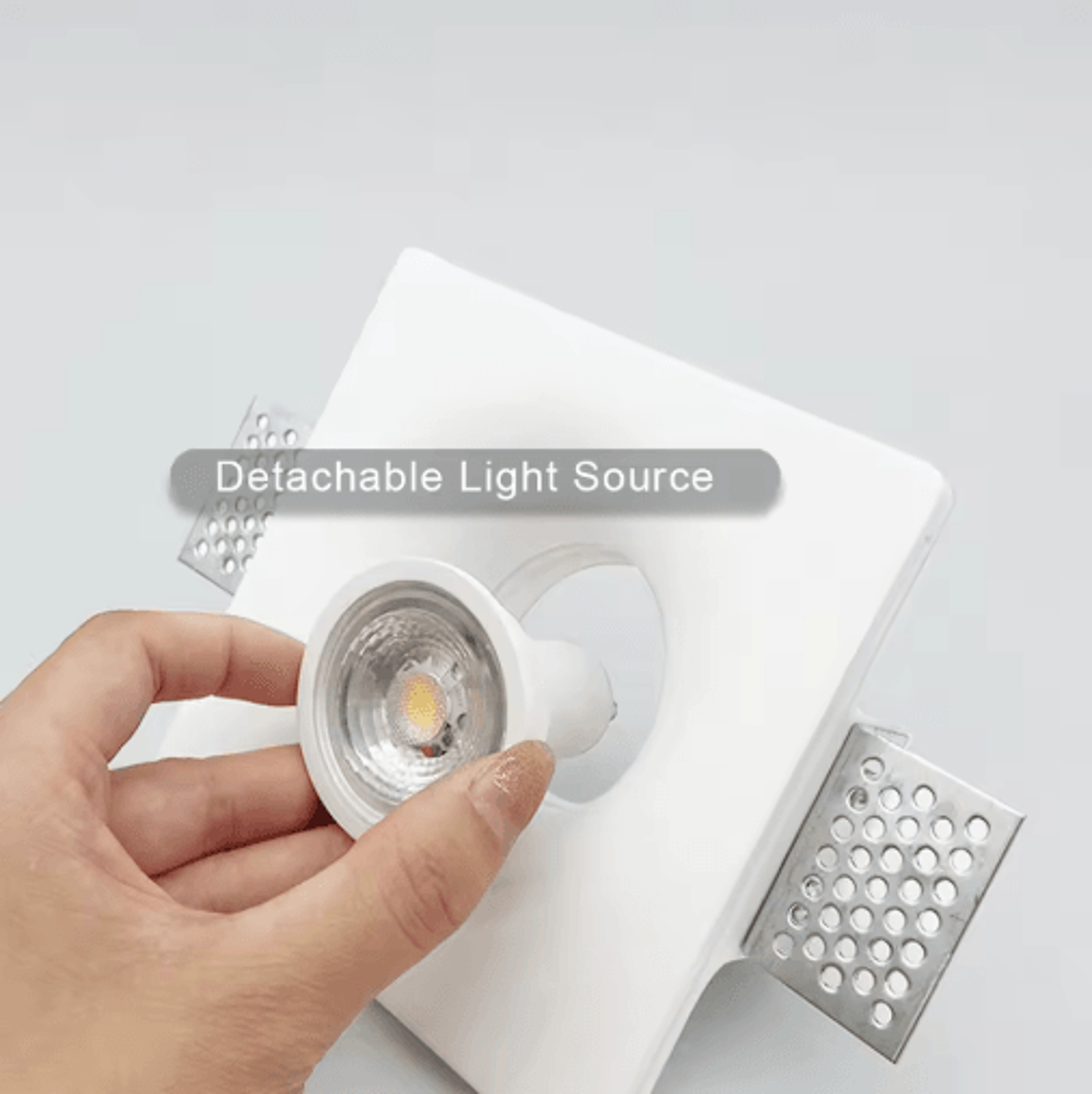 7W10W Recessed LED Ceiling Downlight  Round  Square Gypsum Spotlight 9