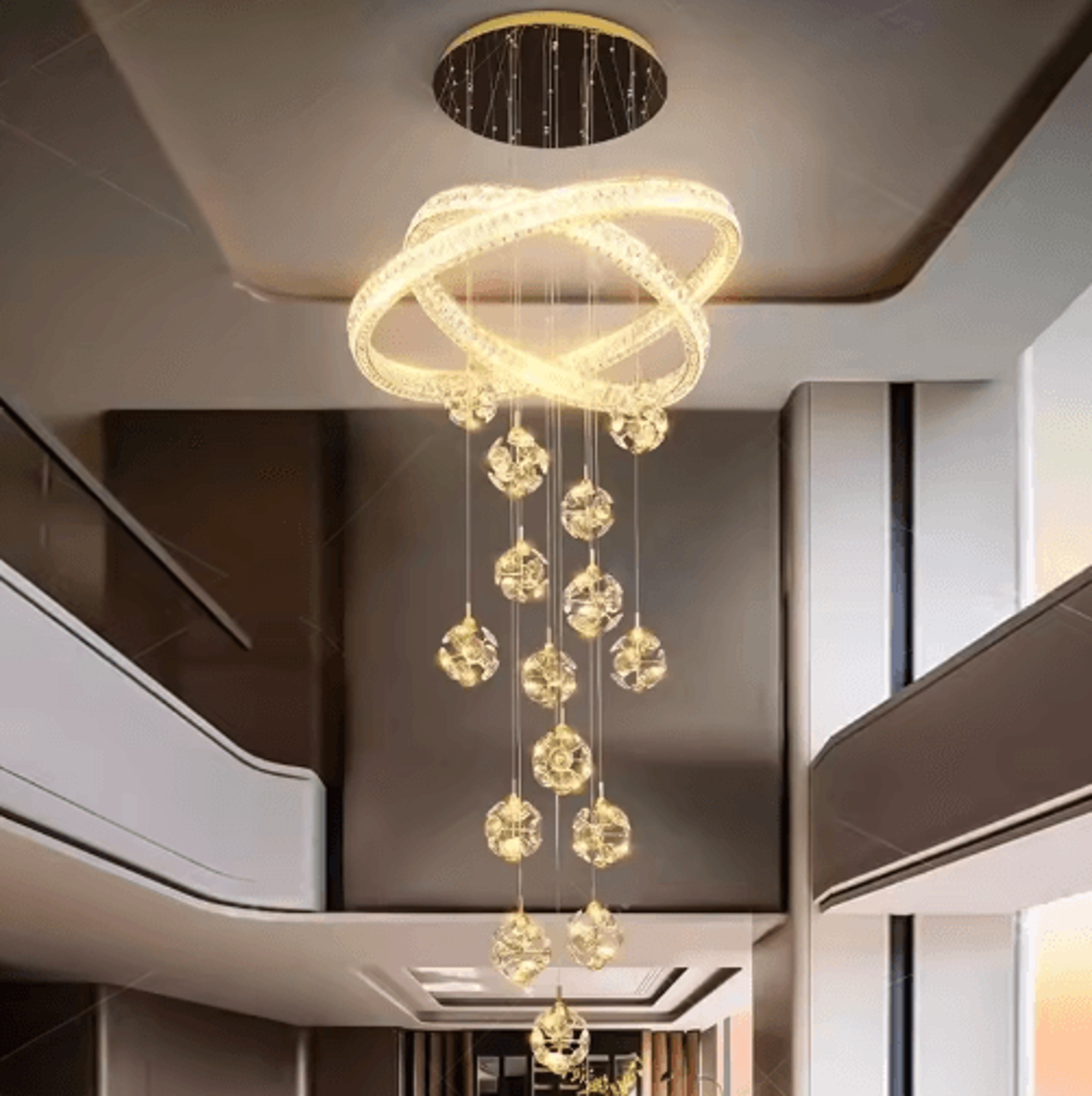 Modern Minimalist Chandelier  Elegant Indoor Ceiling Light For Living  Dining Rooms 8