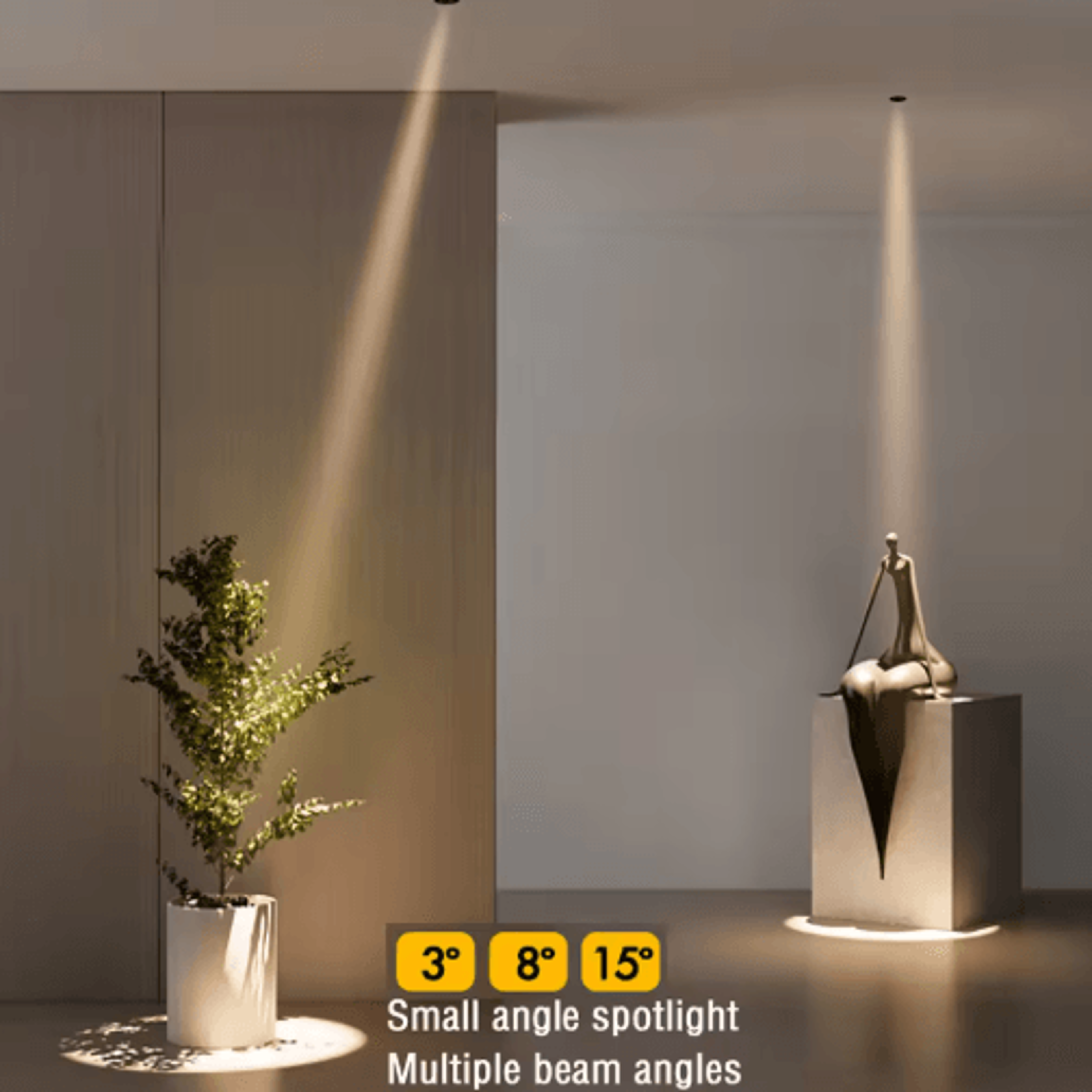 UltraThin Recessed LED Spotlight  3815 Narrow Beam Ceiling Light 0
