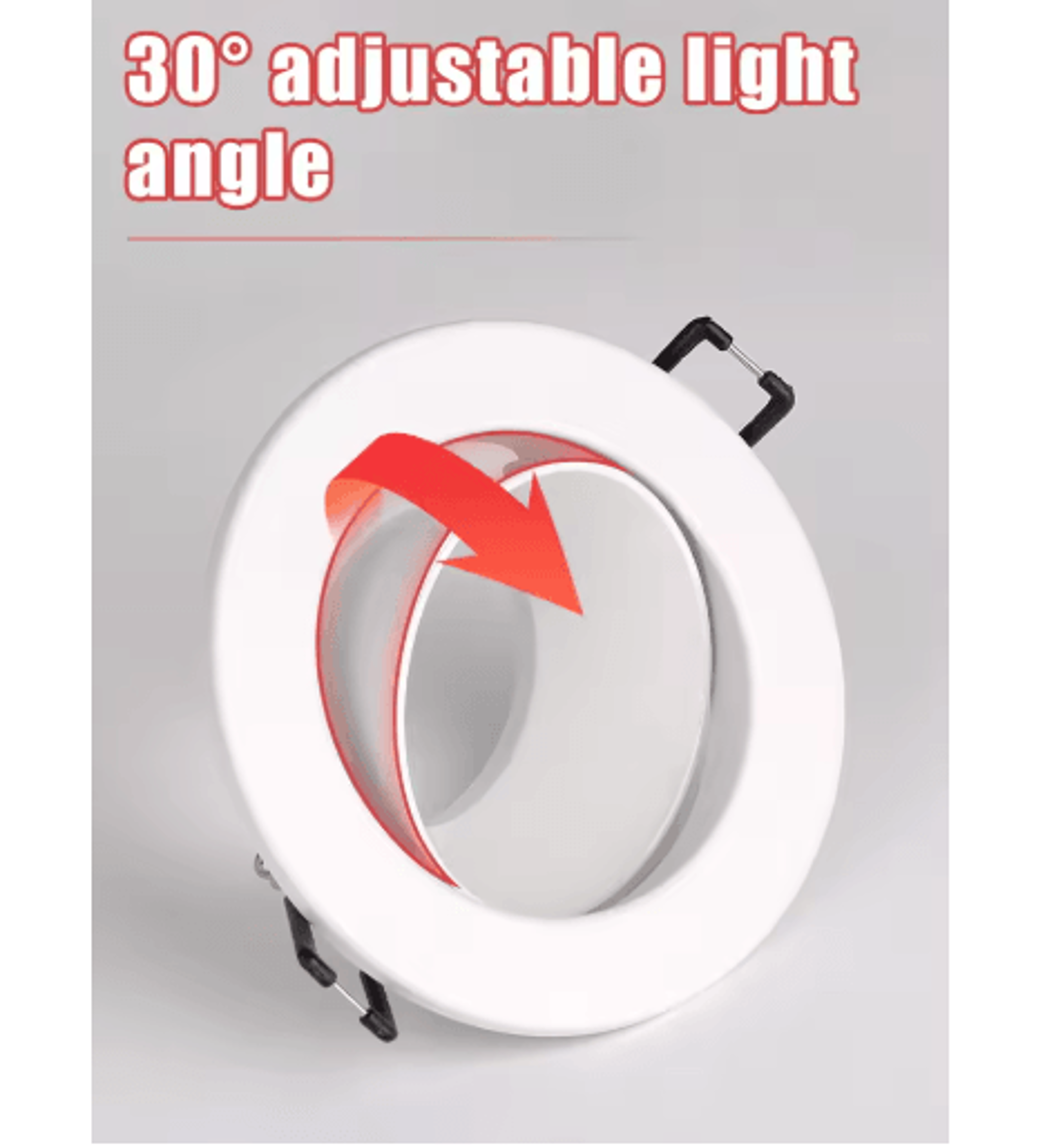 GU10 IP65 Waterproof Recessed Downlight  25W Max Ceiling Spotlight 15