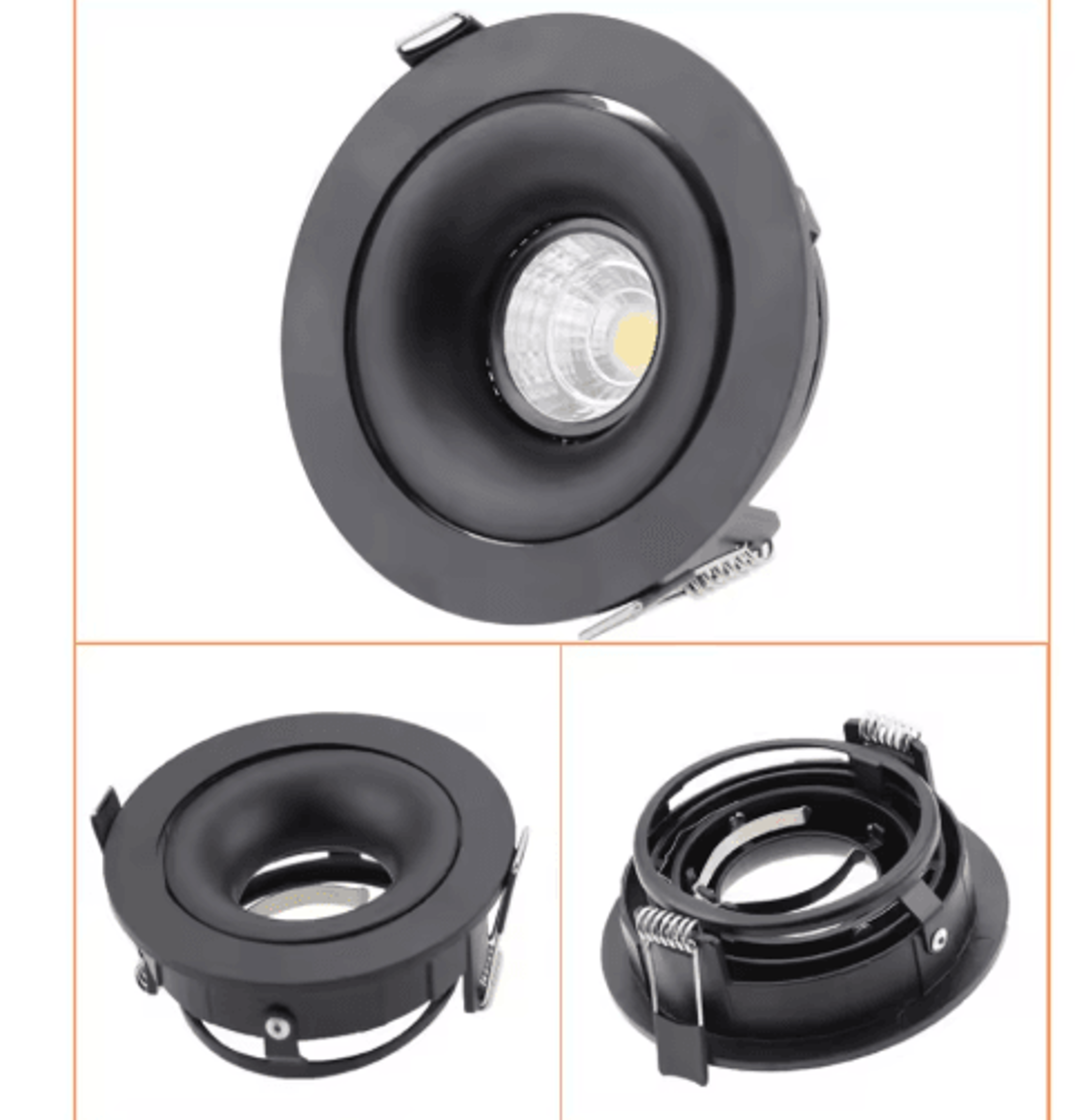 Joyinled Adjustable Recessed LED Spotlight  GU10MR16 Ceiling Downlight 6