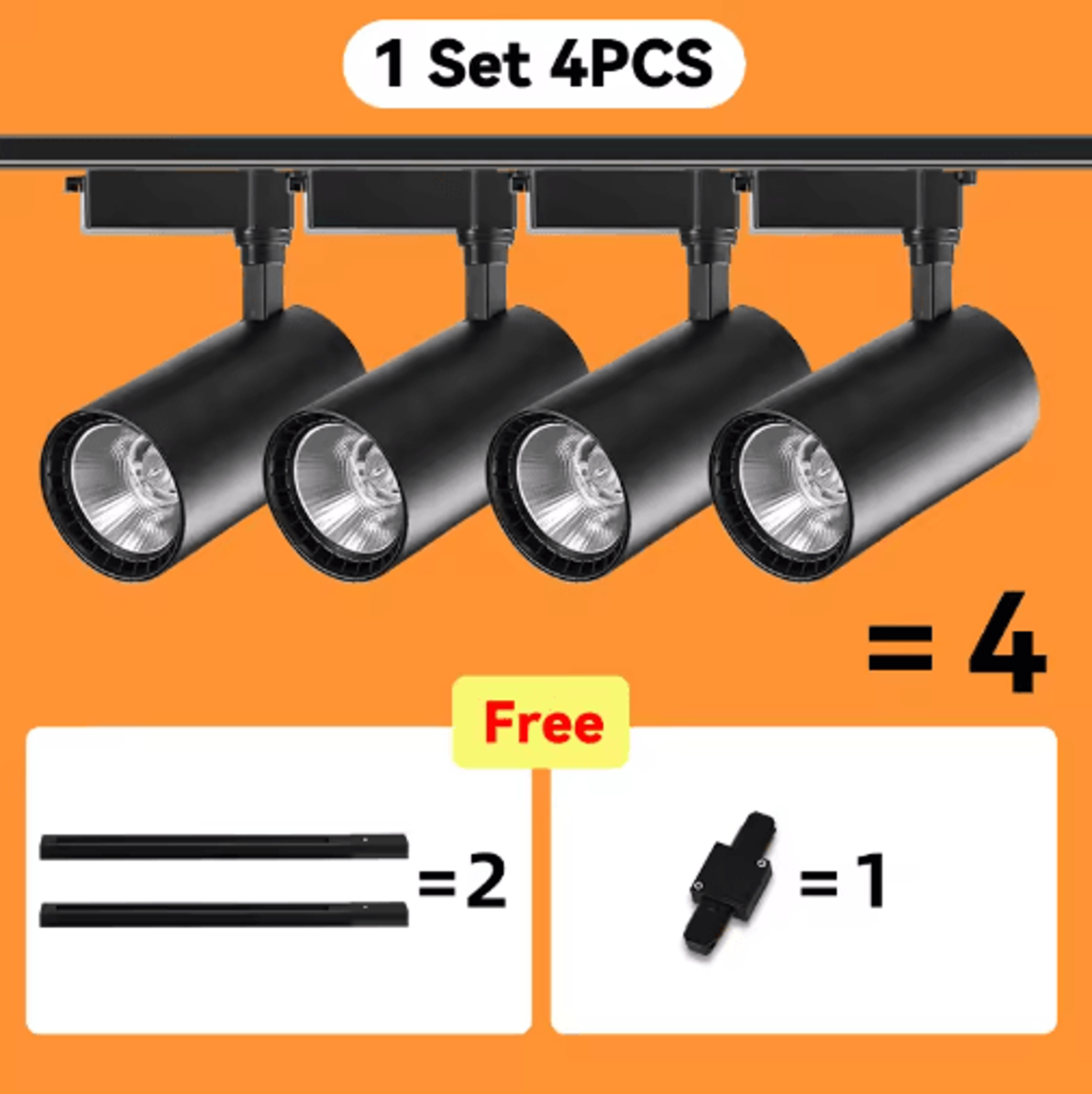 50W COB LED Track Spotlight  220V Ceiling Rail Light For Home  Shop 1