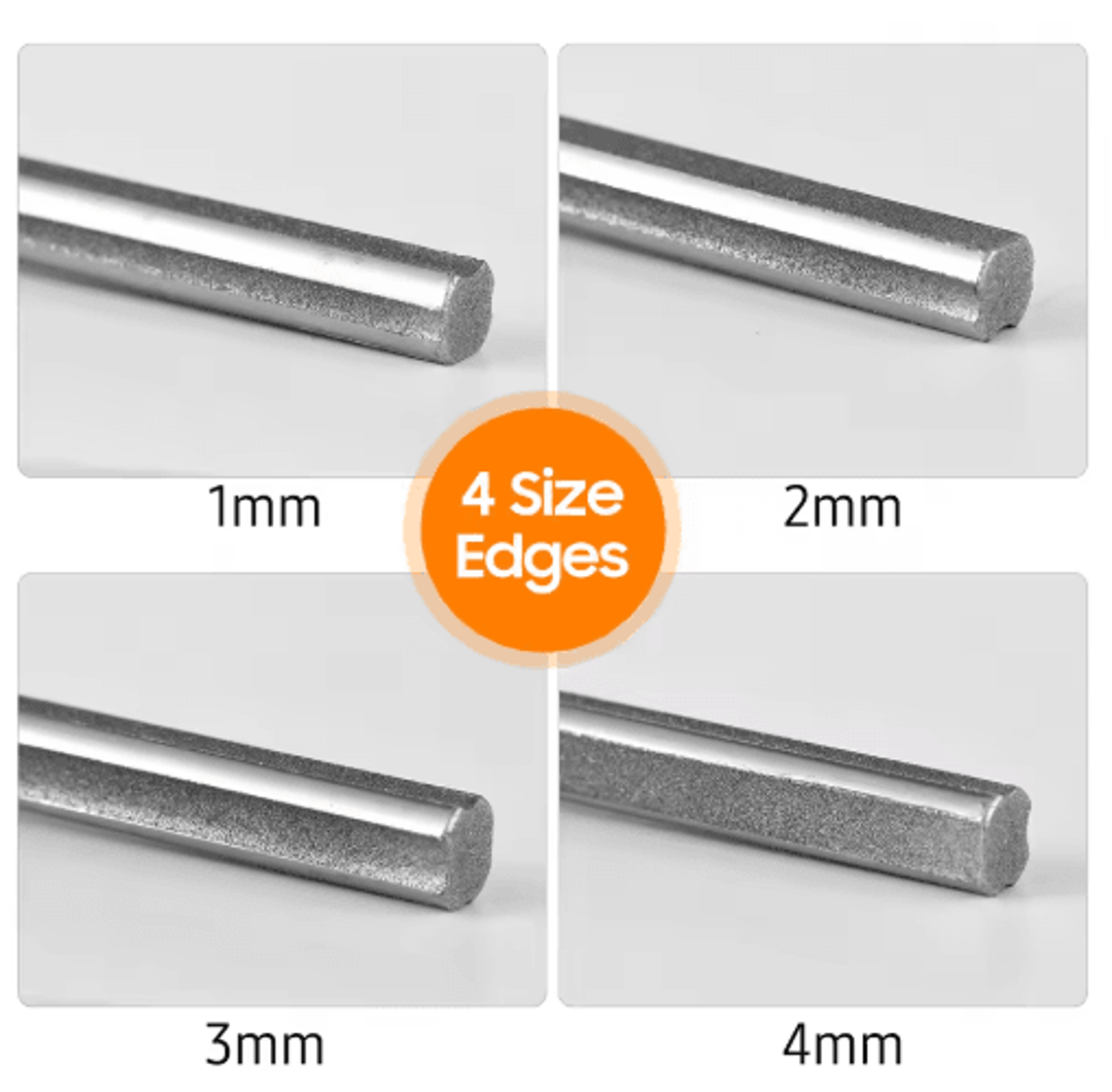 4Edge Guitar Fret Crowning File  Precision Fret Repair  Maintenance Tool 4