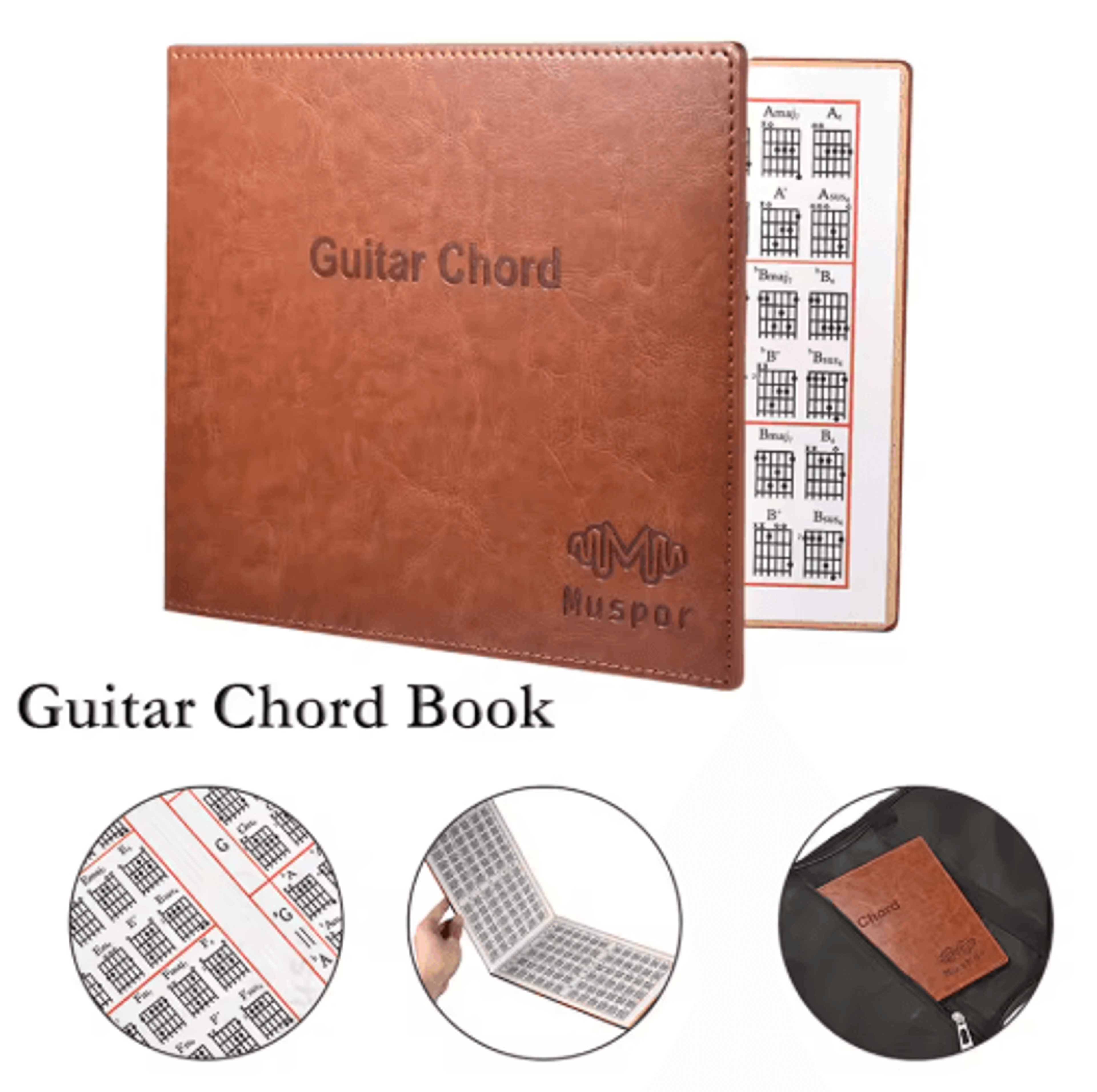 6String Guitar Chord Book  Paperback Chord Chart For Acoustic Classical  Electric Guitar 3