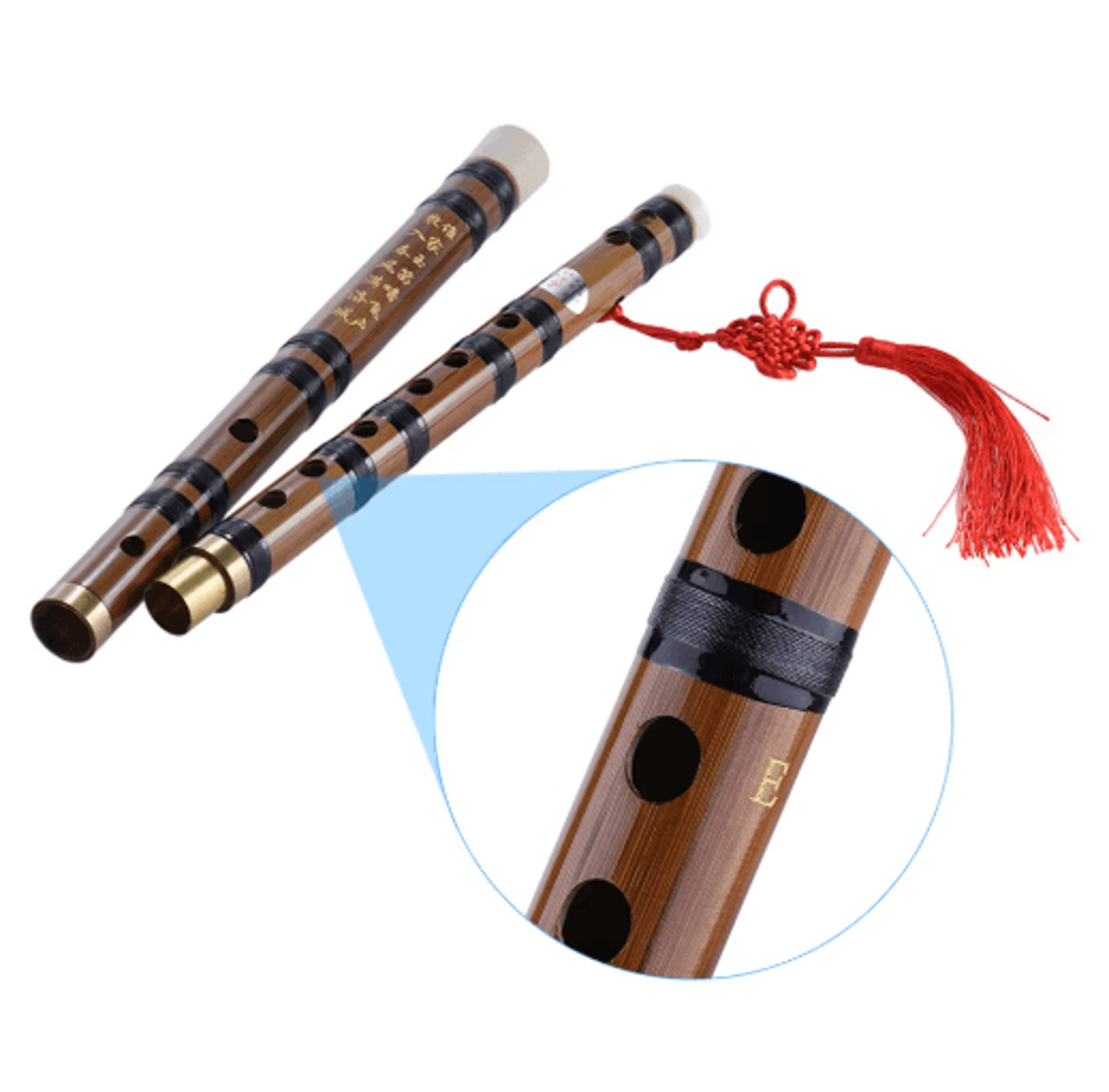 Handmade EKey Bamboo Dizi Flute  Traditional Chinese Woodwind Instrument For Beginners 5