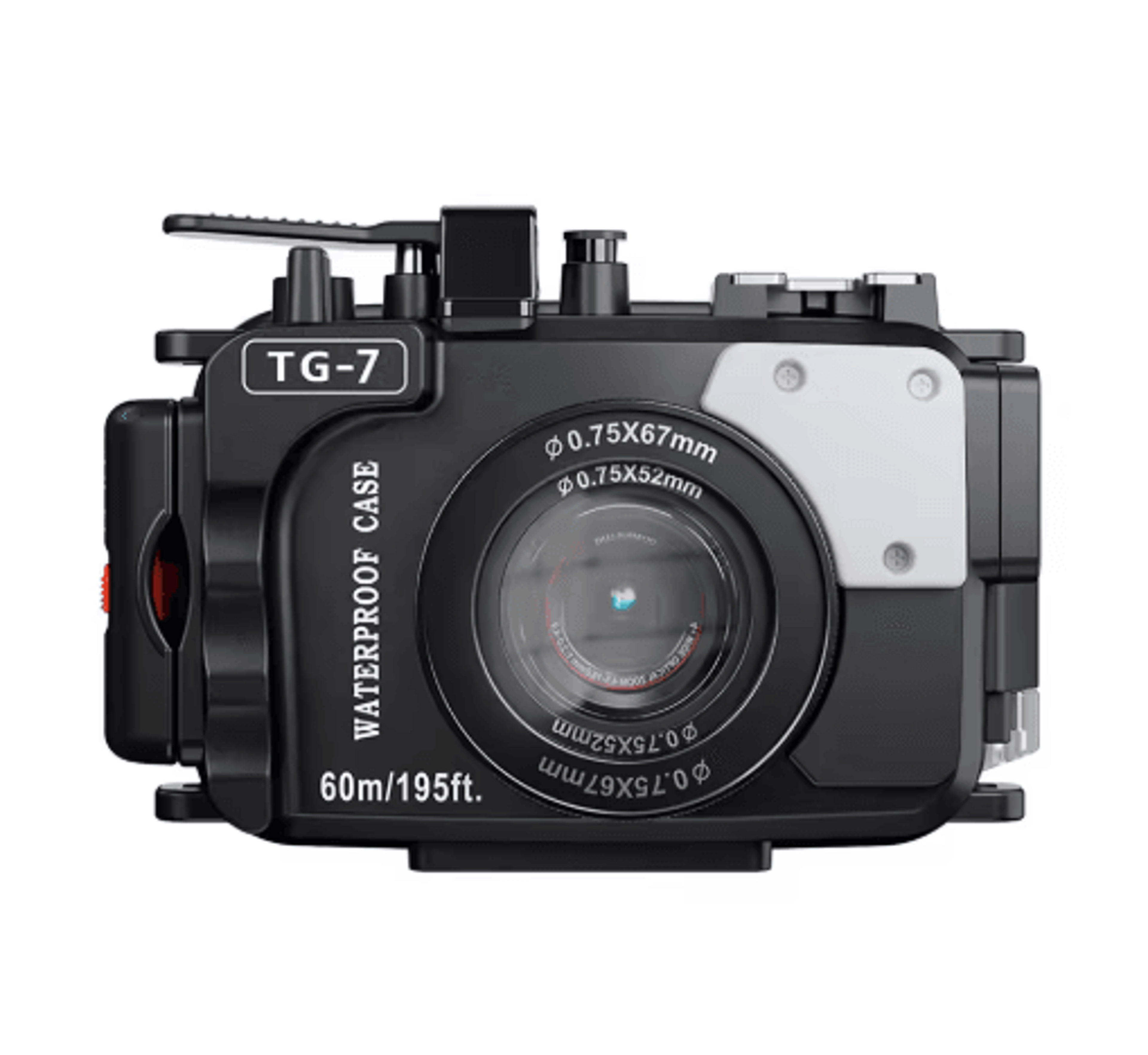 60m Waterproof Action Camera Housing  Diving Protective Case With 52mm Thread 2