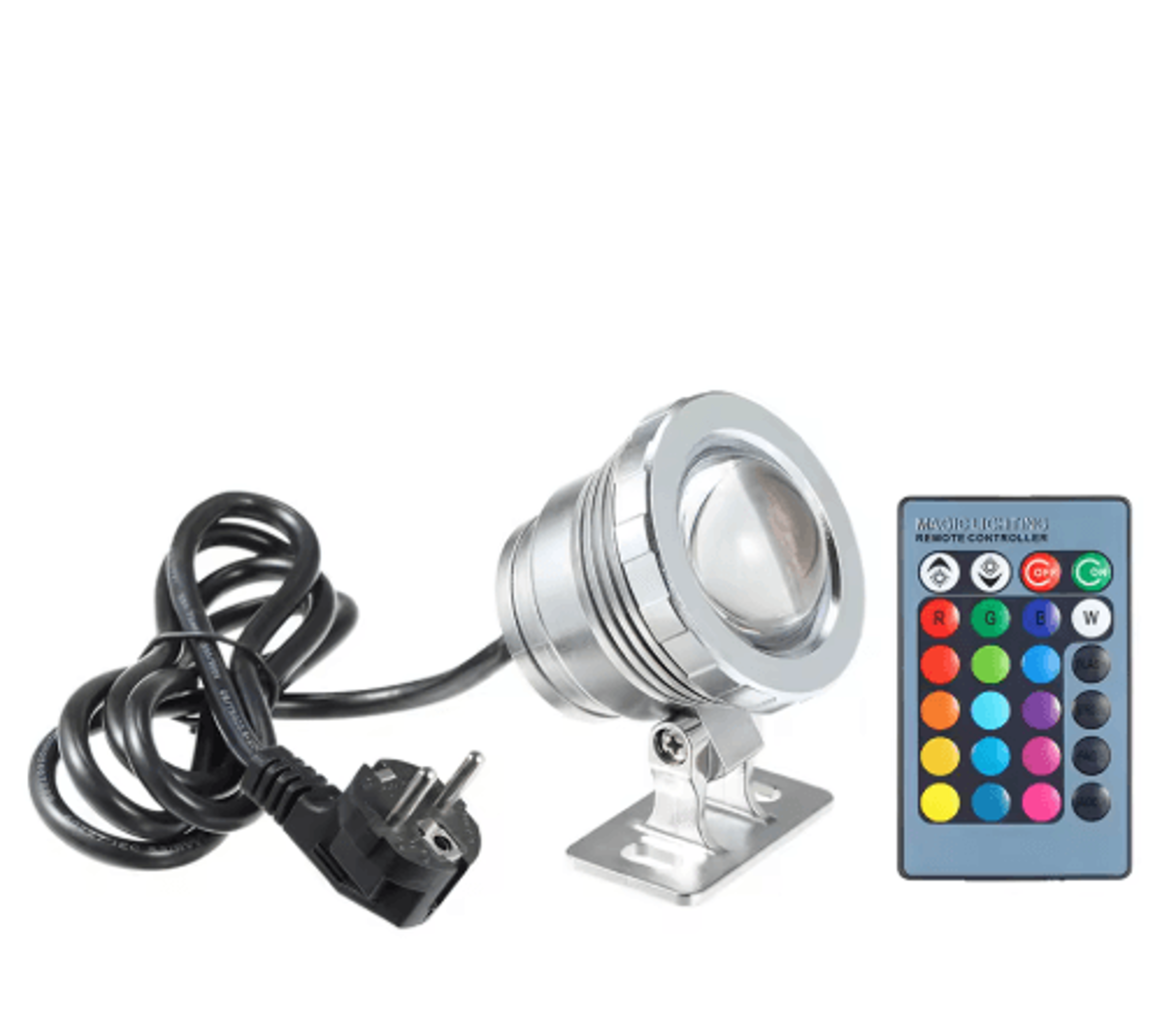RGB LED Underwater Light  16Color Waterproof Pool  Aquarium Lamp With Remote 2