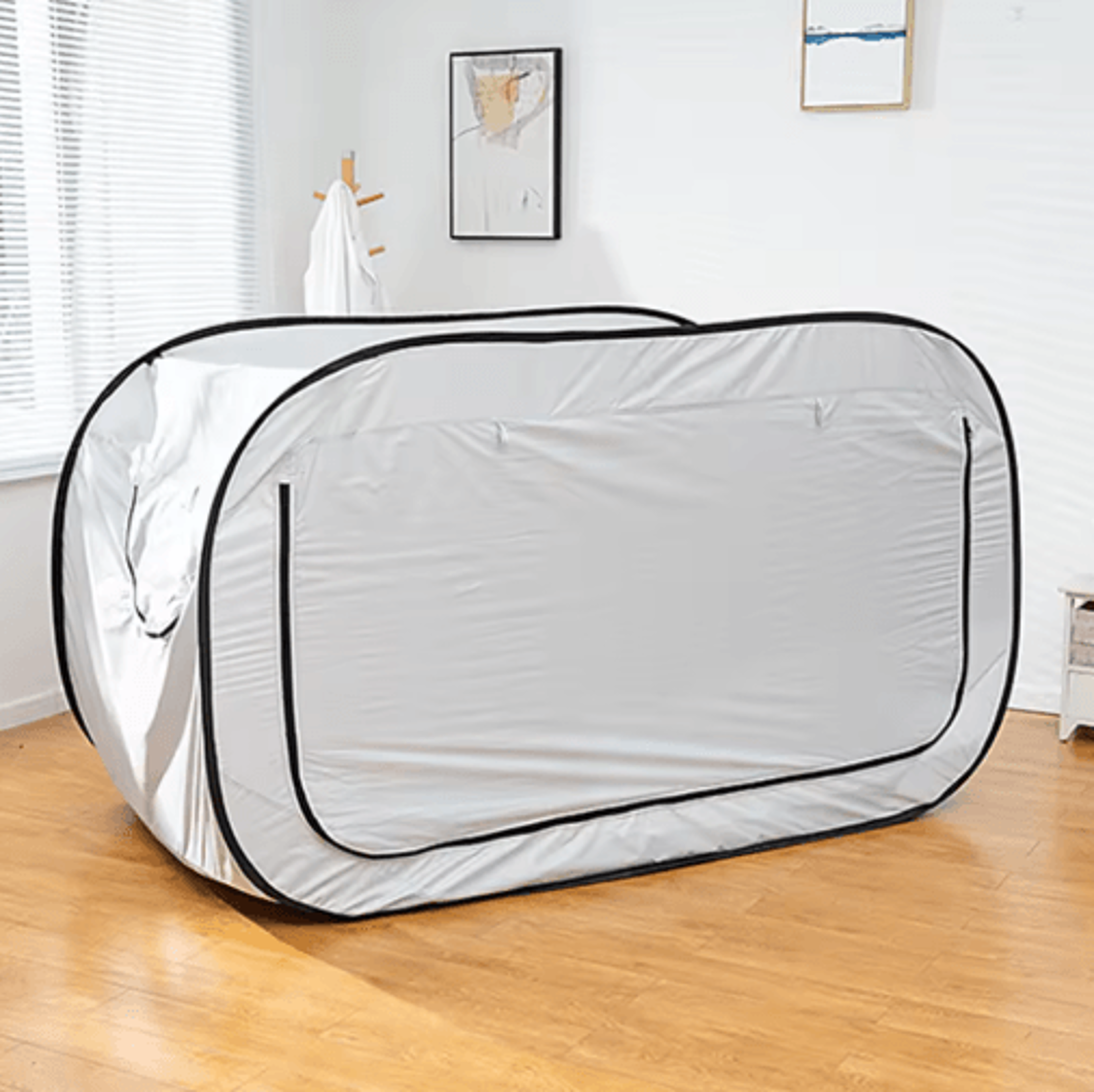 Portable Folding Privacy Bed Tent  Fully Enclosed Shading Tent For Kids  Adults 4