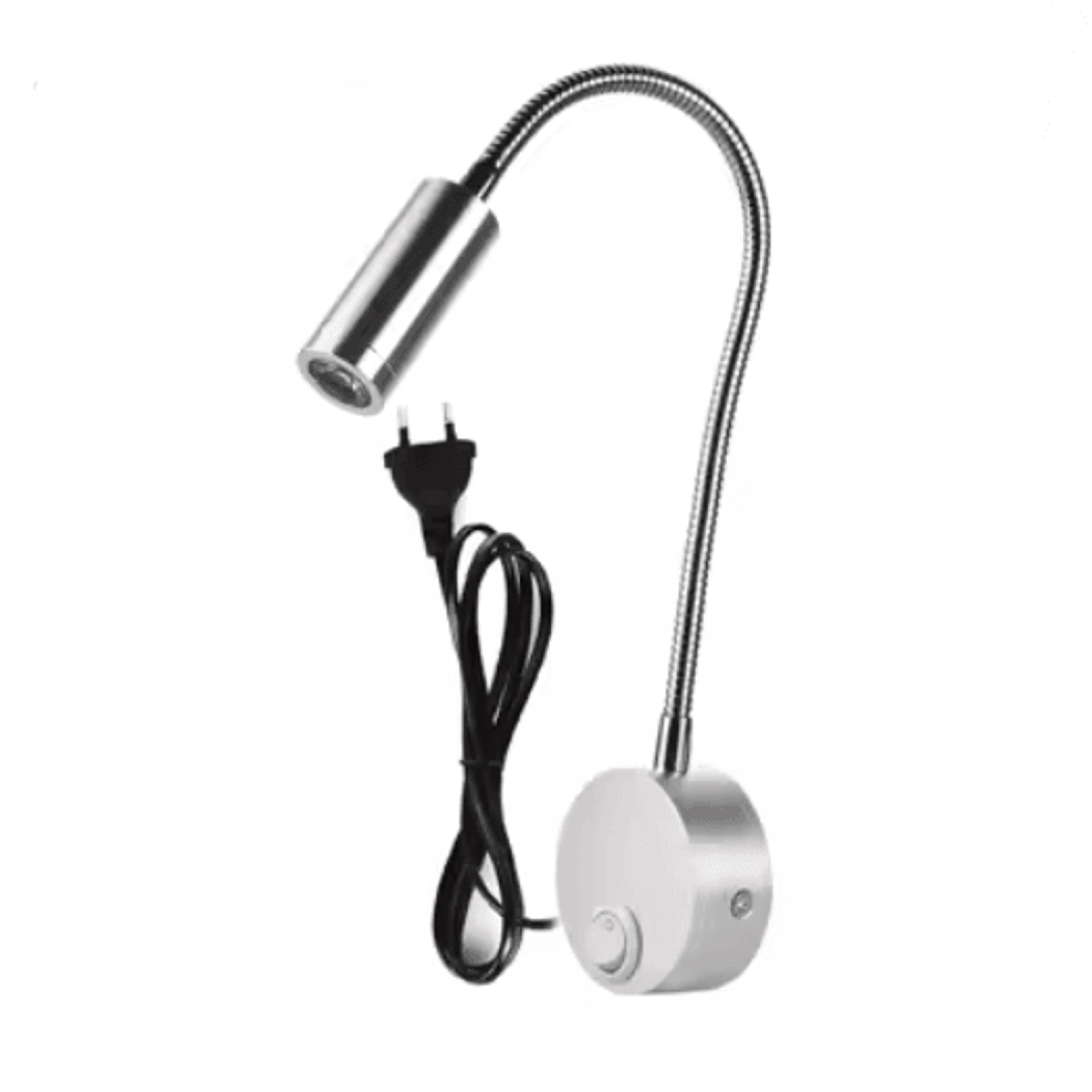 3W LED Wall Reading Lamp  Bedside Spotlight With EU Or US Plug 1