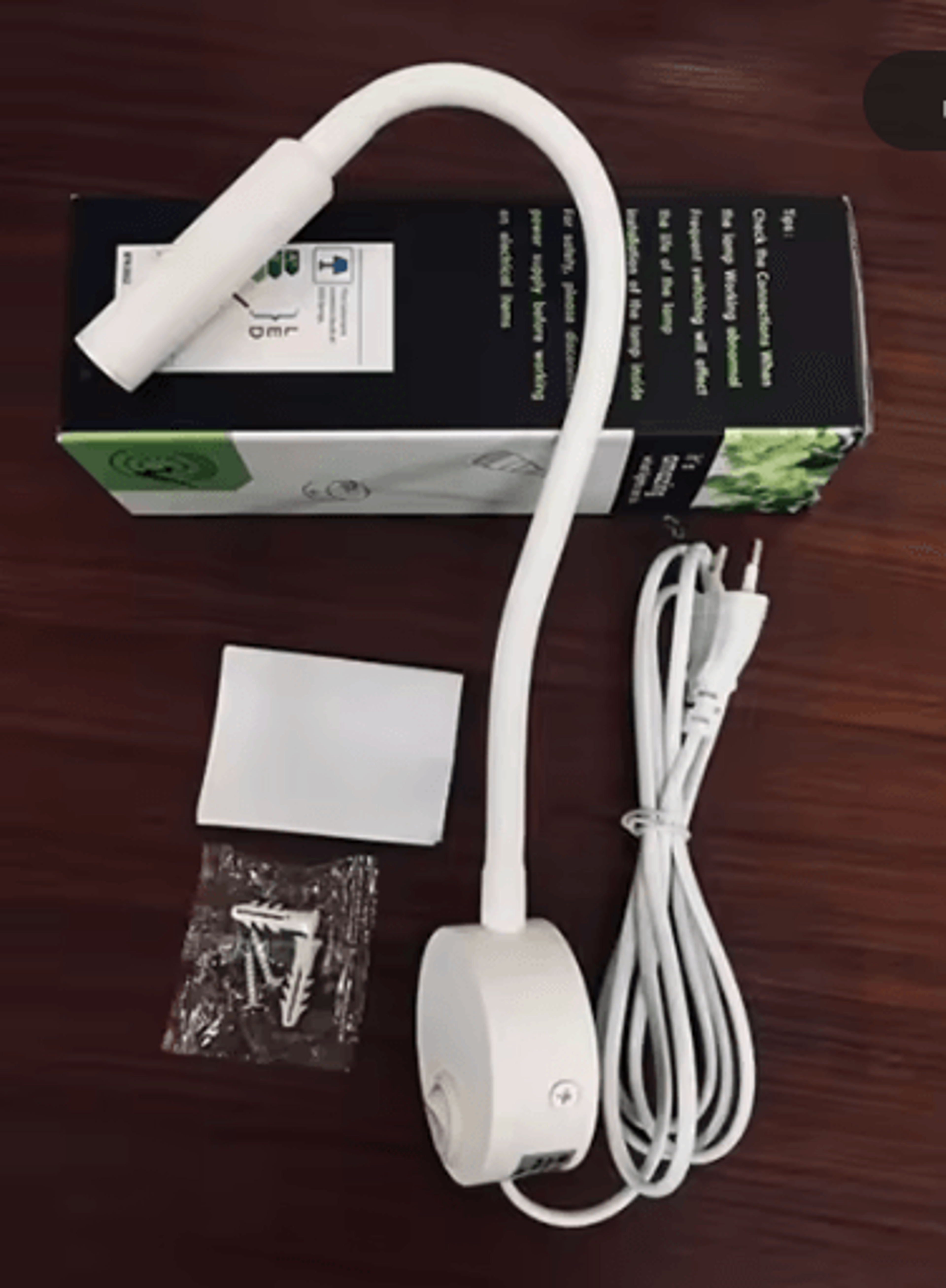 3W LED Wall Reading Lamp  Modern Bedside Light With EU Or US Plug 6