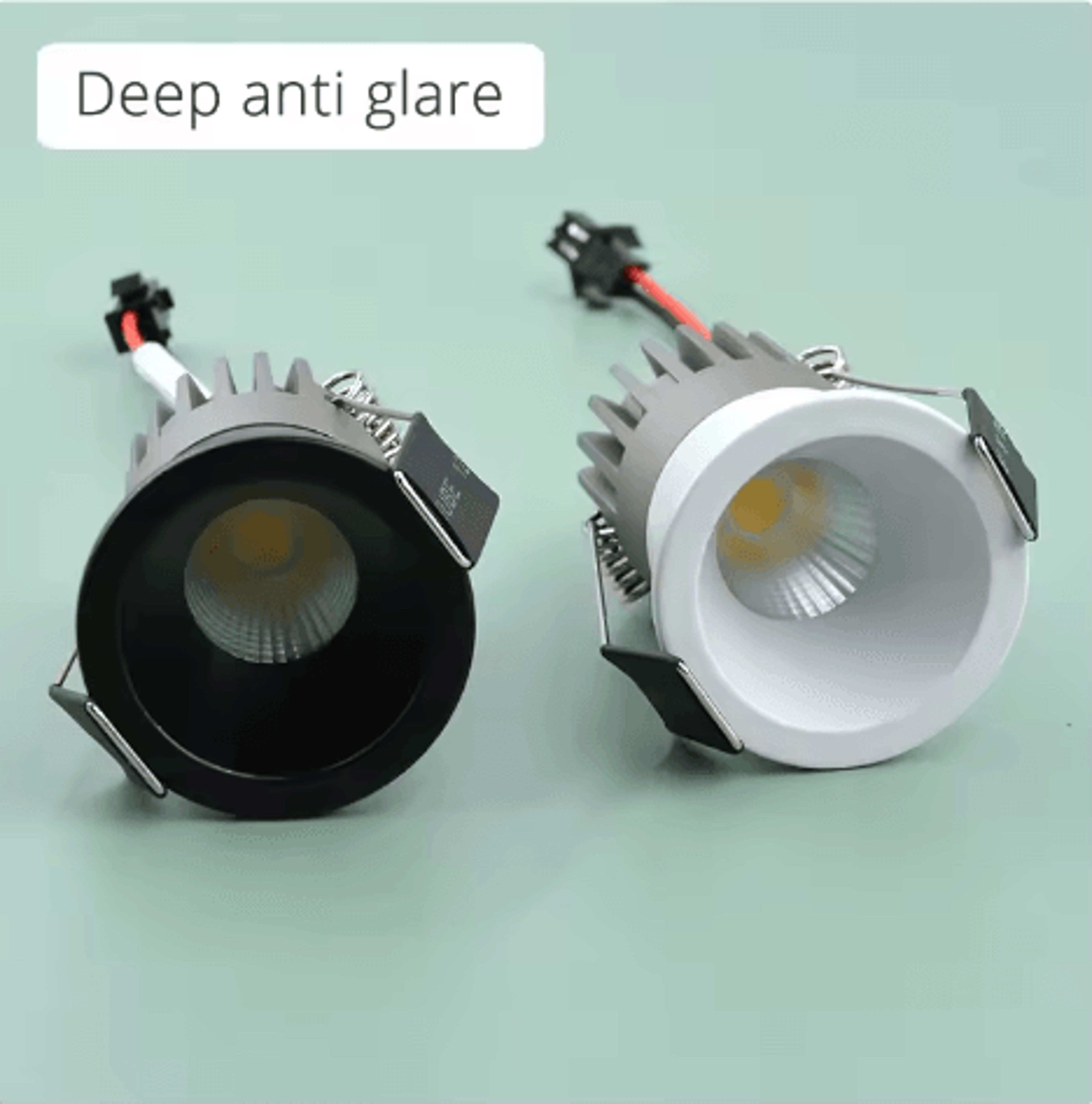 10Pack Mini AntiGlare COB LED Downlights  3W 5W Dimmable Recessed Spotlights 6