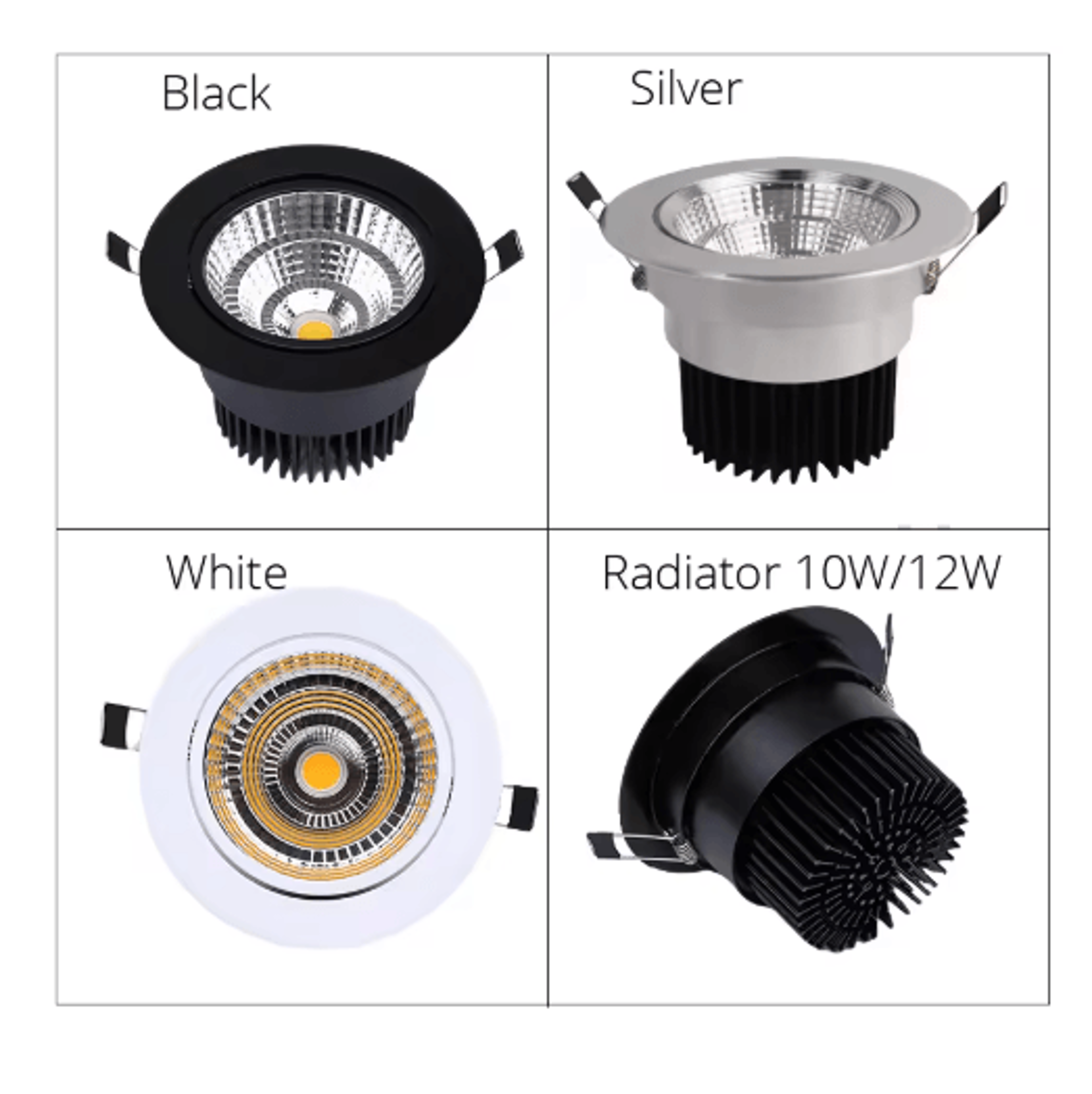 COB LED Recessed Downlight  70mm 90mm Ceiling Spotlight 2