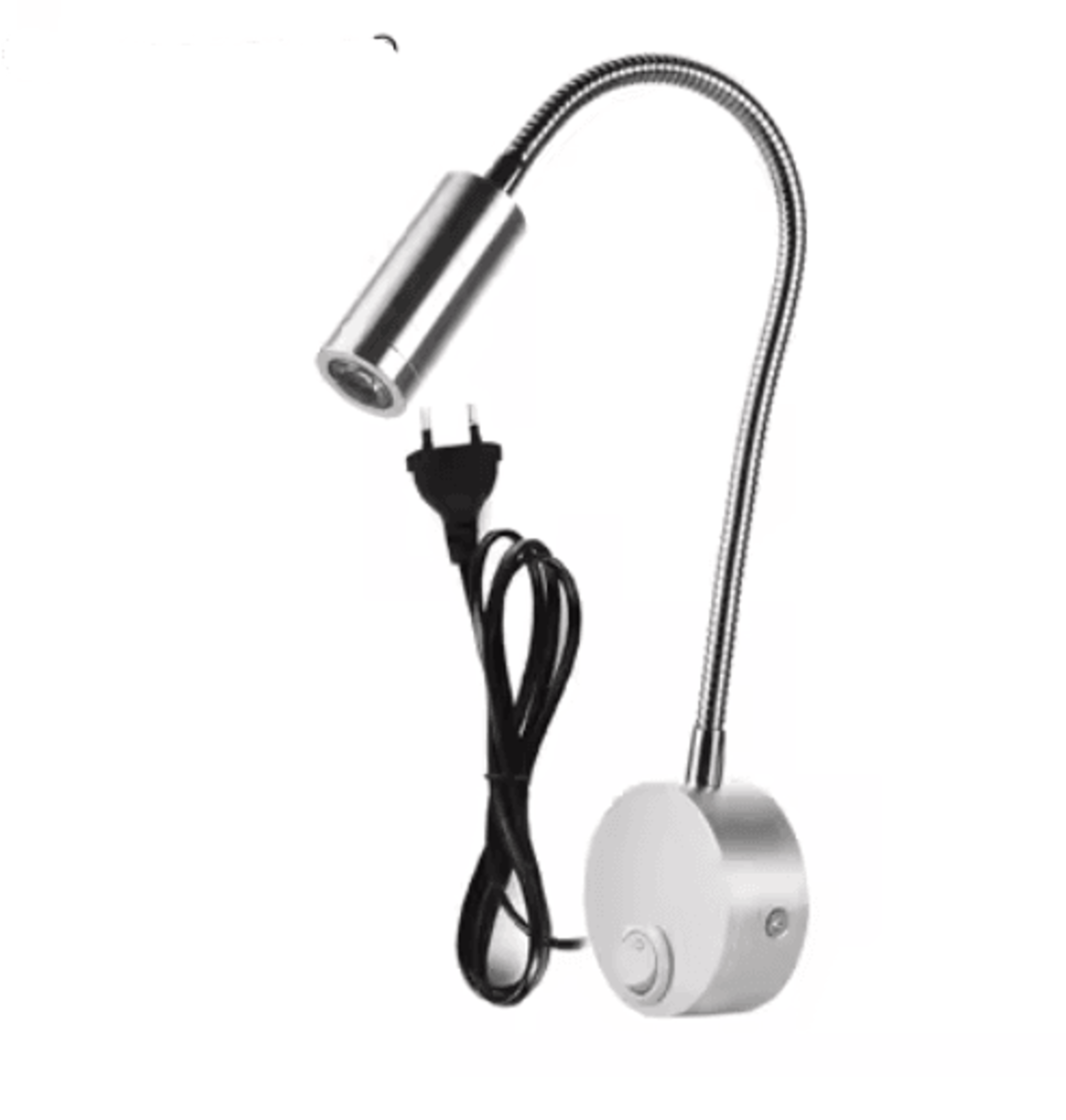 3W LED Wall Reading Lamp  Modern Bedside Spotlight With EU Or US Plug 2