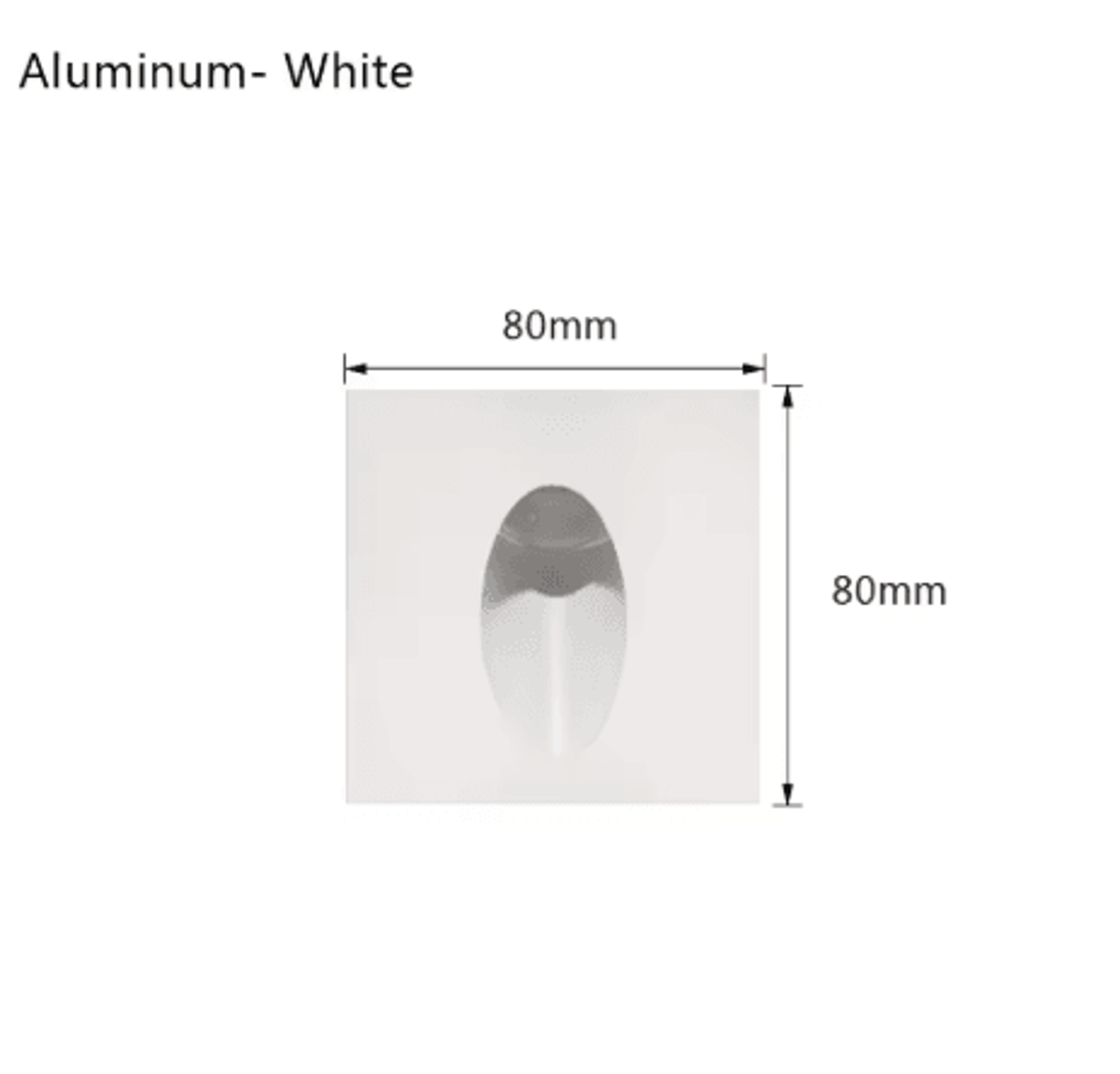 Recessed LED Stair Step Light  Aluminum Wall Sconce With Mounting Box 6