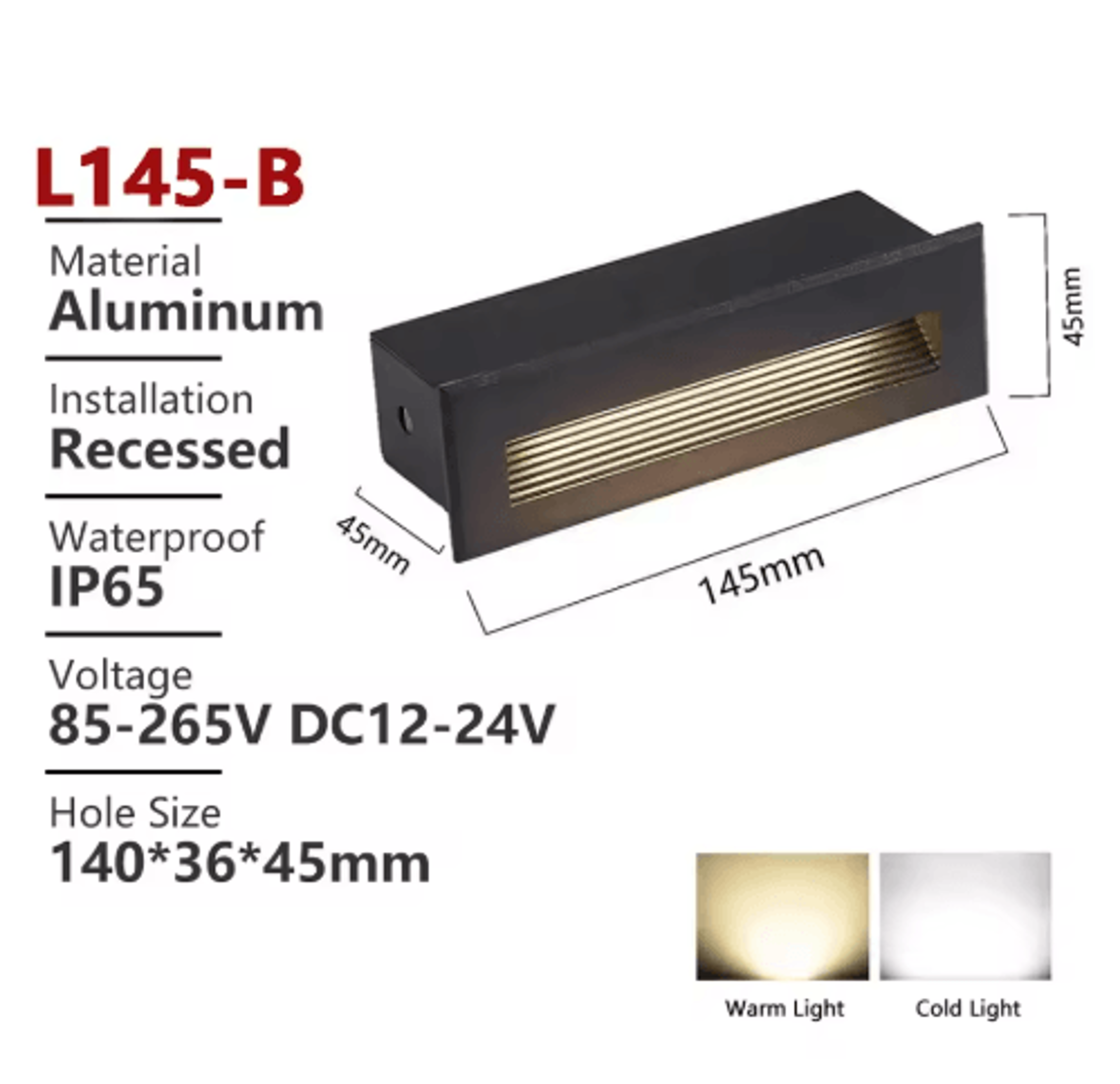 Waterproof Outdoor LED Stair Light  3W6W Wall Step Lamp For Balcony And Terrace 6