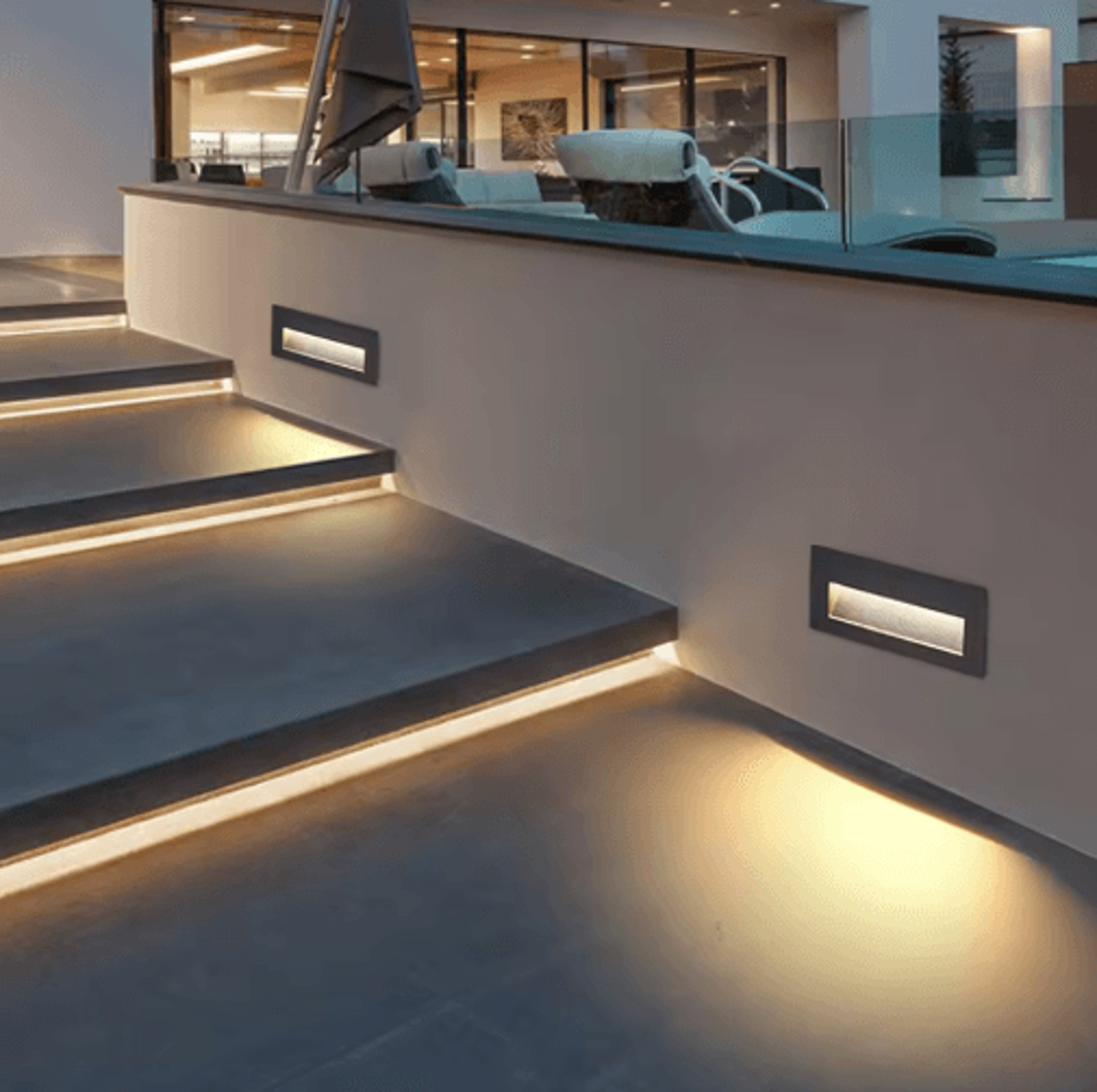 Waterproof Outdoor LED Stair Light  3W6W Wall Step Lamp For Balcony And Terrace 12
