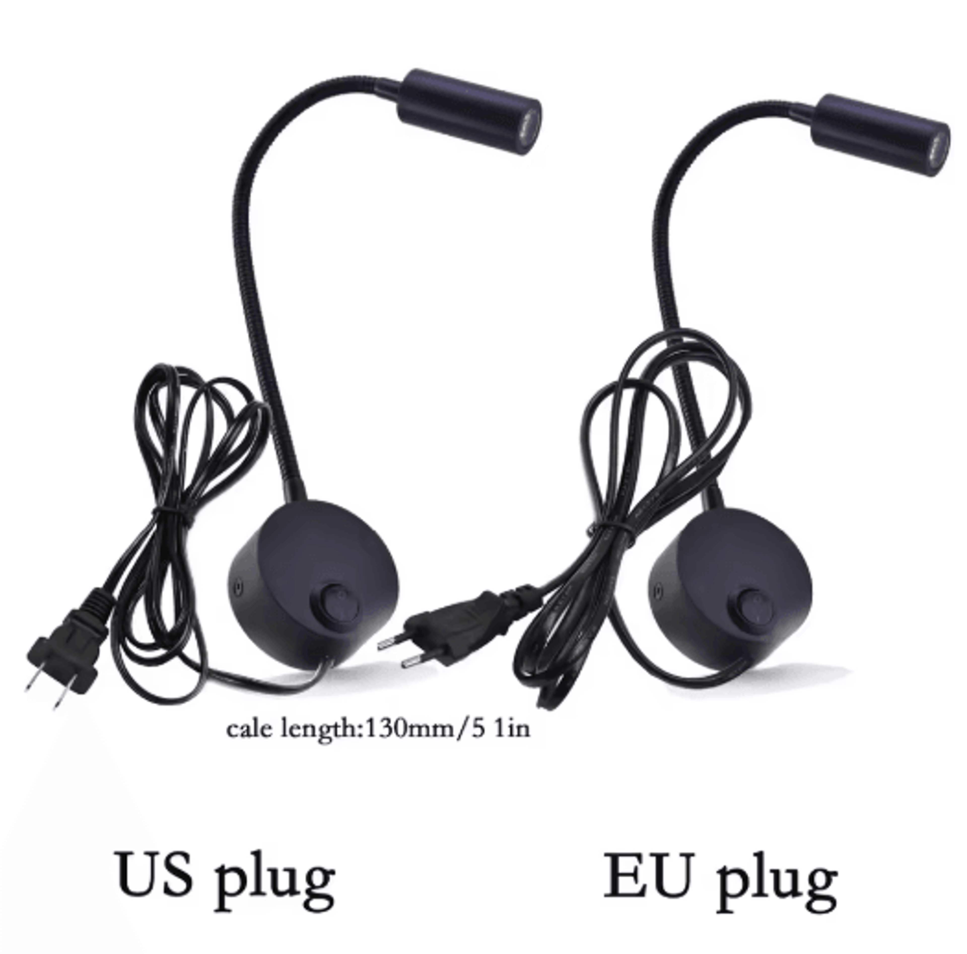 3W Flexible LED Wall Reading Lamp  Modern Bedside Light With Switch 7