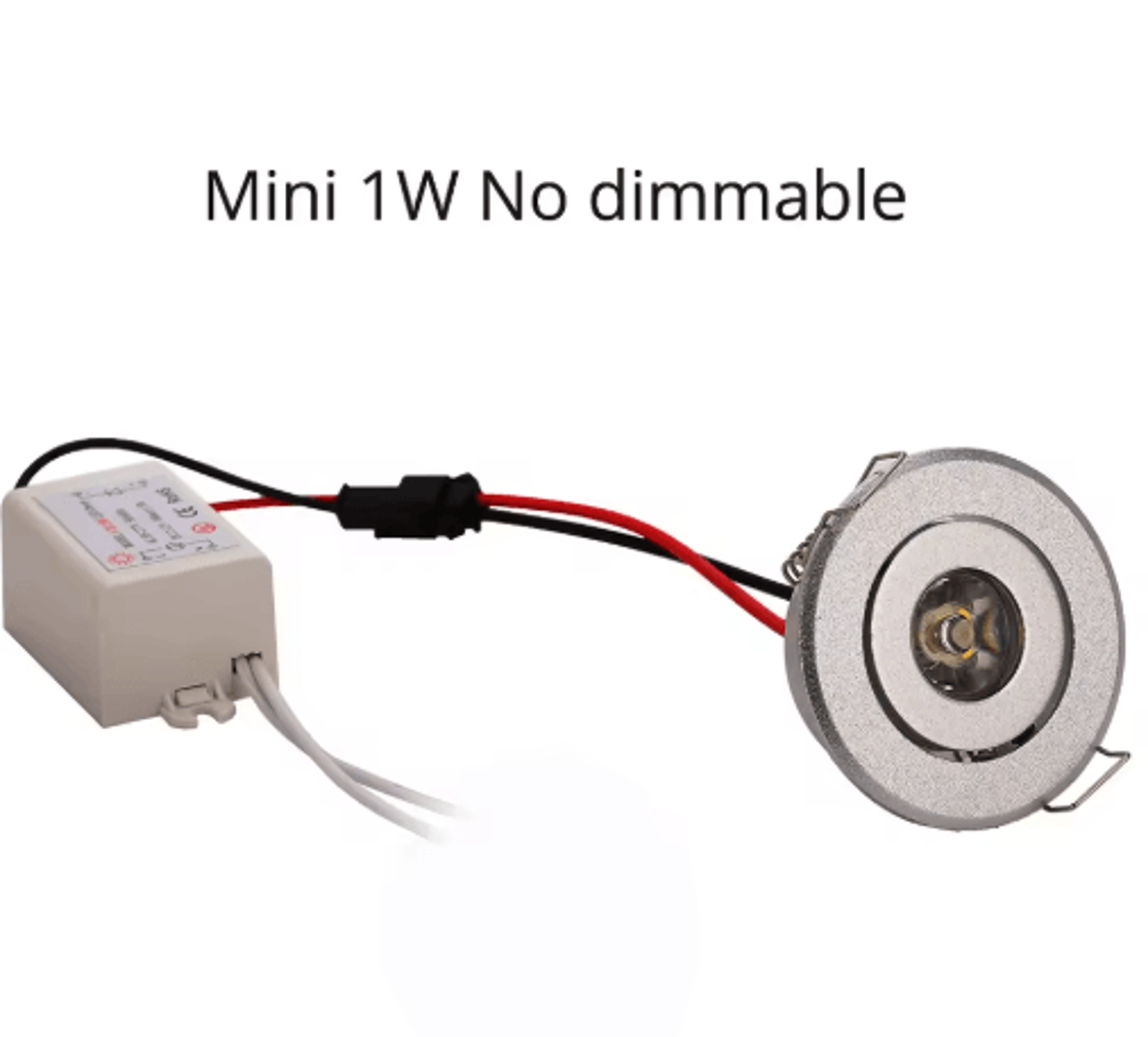 10PCS Mini LED Recessed Downlights  1W3W Aluminum Ceiling Spotlights 4