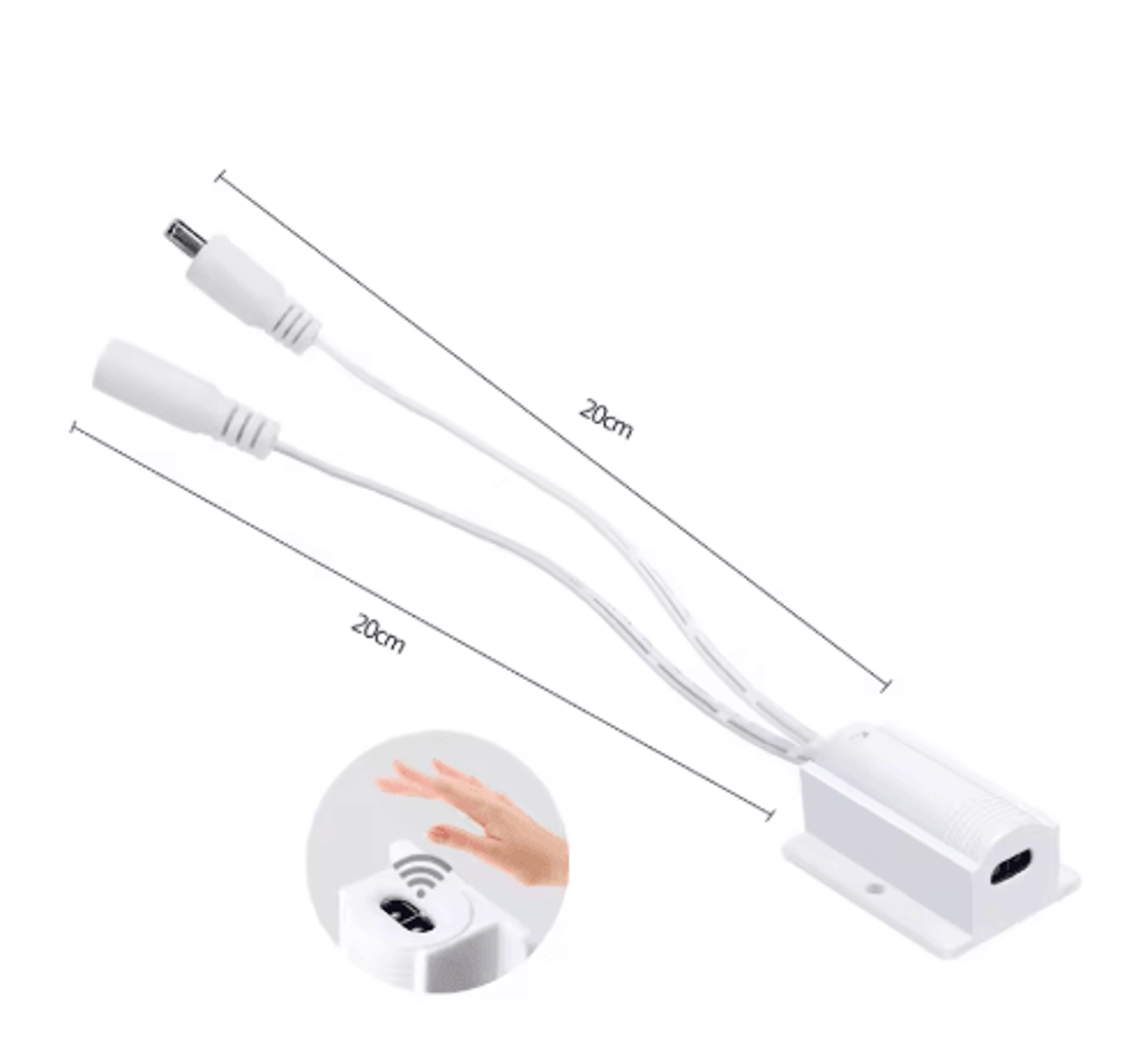 DC 12V LED Cabinet Sensor Switch  Touch Dimmer And Hand Sweep Control 3