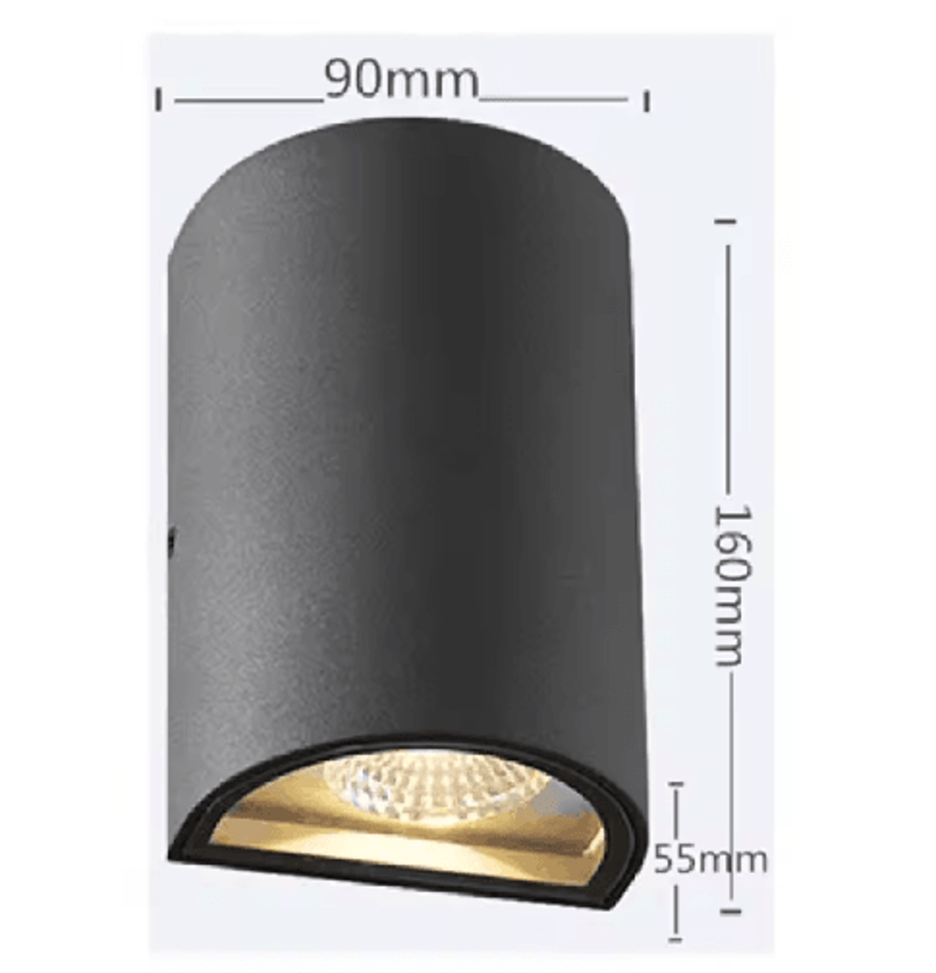 Waterproof Outdoor Up Down Wall Light  Dual Head Garden Sconce 4