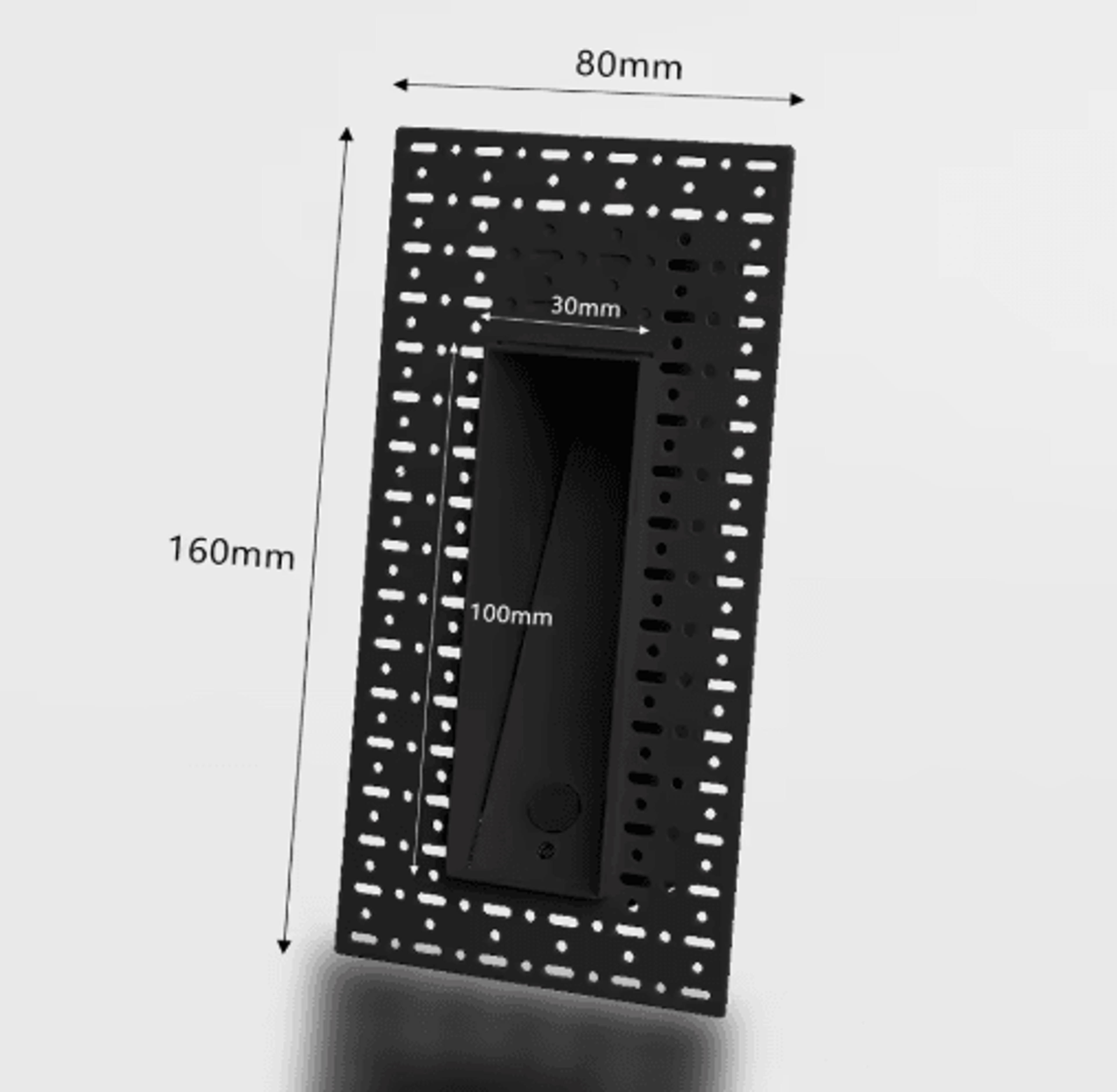 3W LED Motion Sensor Stair Light  Frameless Recessed Wall Sconce 1