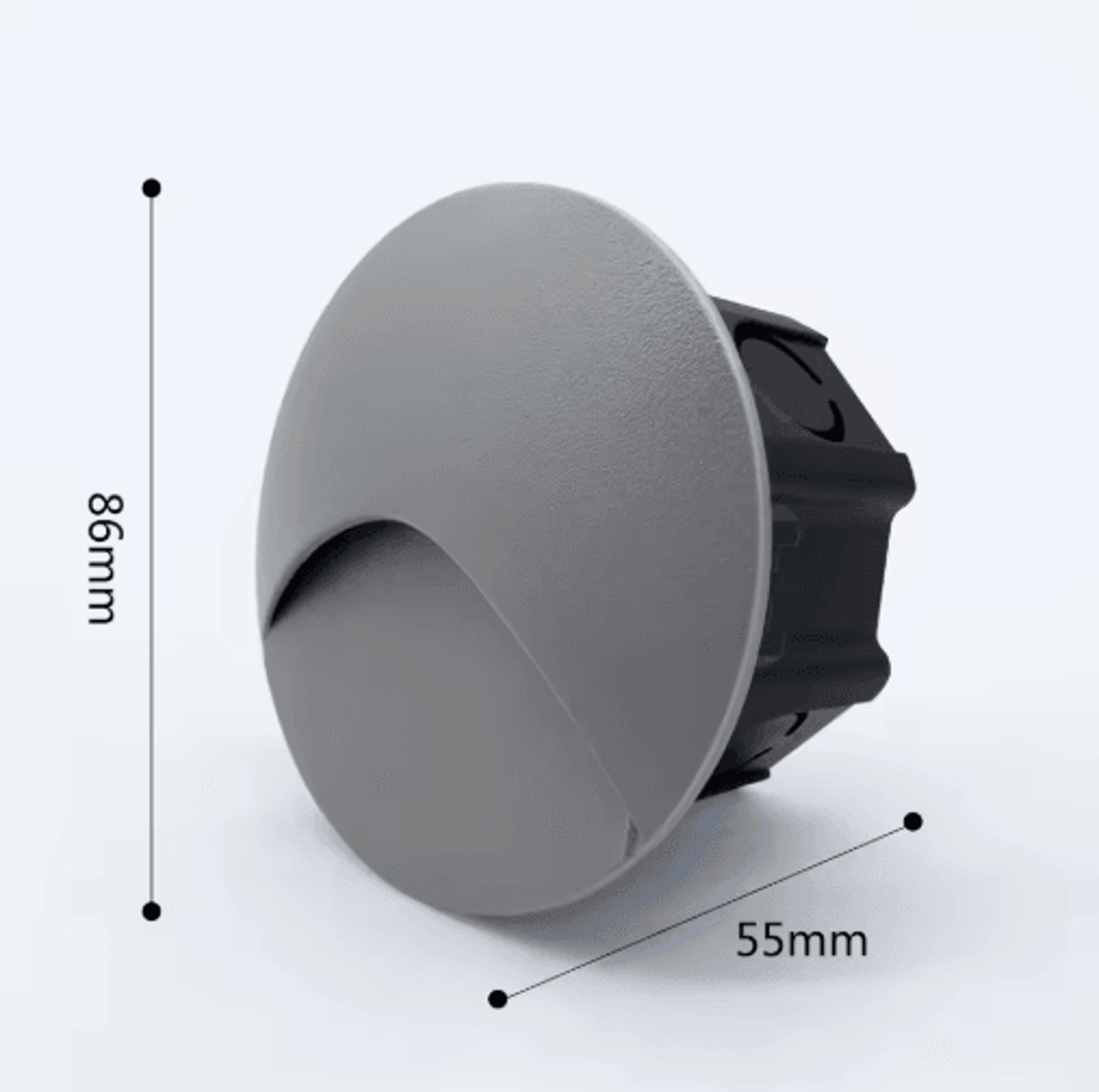 Waterproof LED Motion Sensor Step Light  Recessed Outdoor Wall Lamp With 60mm Box 6