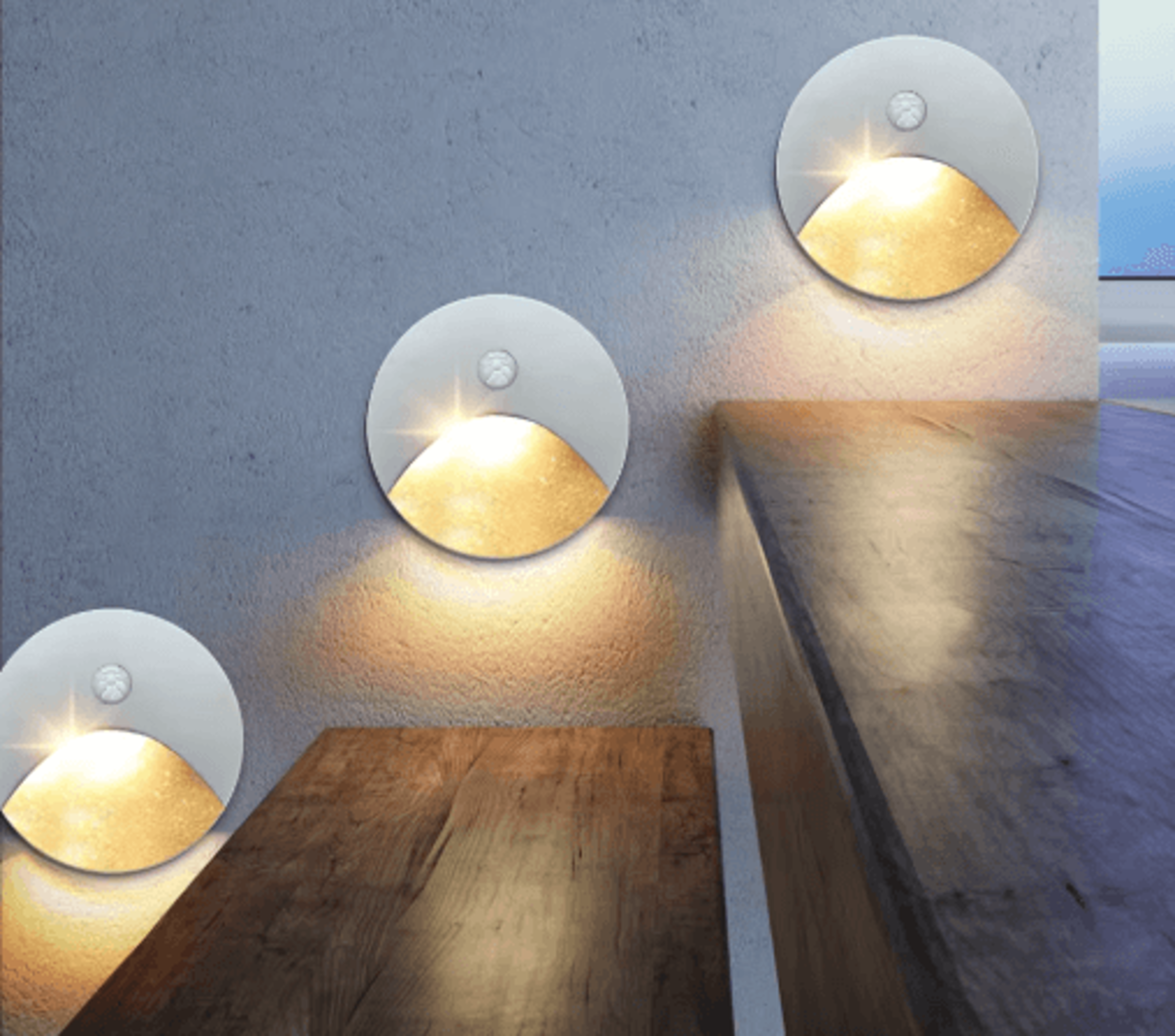Waterproof LED Motion Sensor Step Light  Recessed Outdoor Wall Lamp With 60mm Box 9