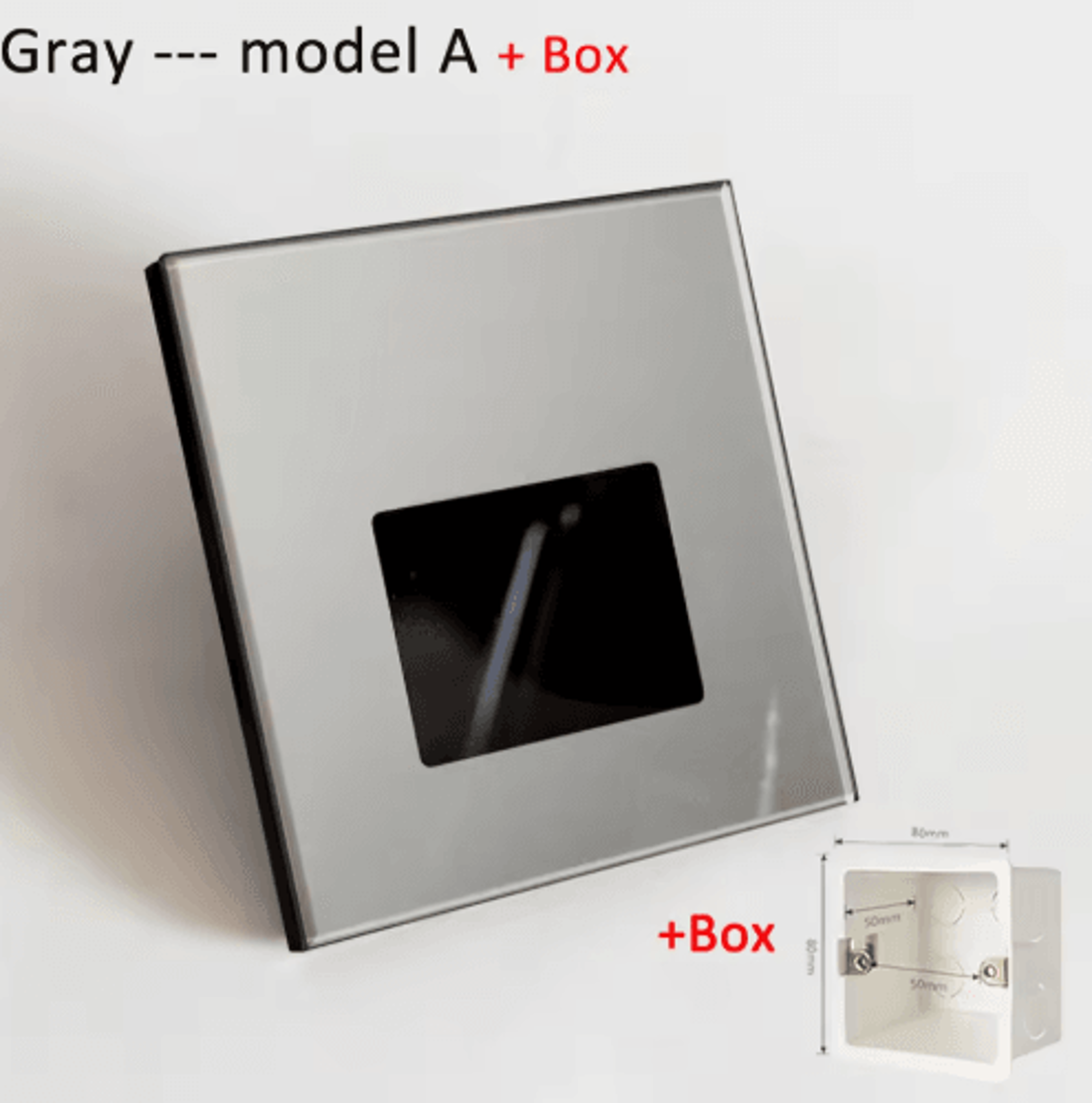 LED Radar Motion Sensor Stair Light  Recessed White Wall Night Lamp 4